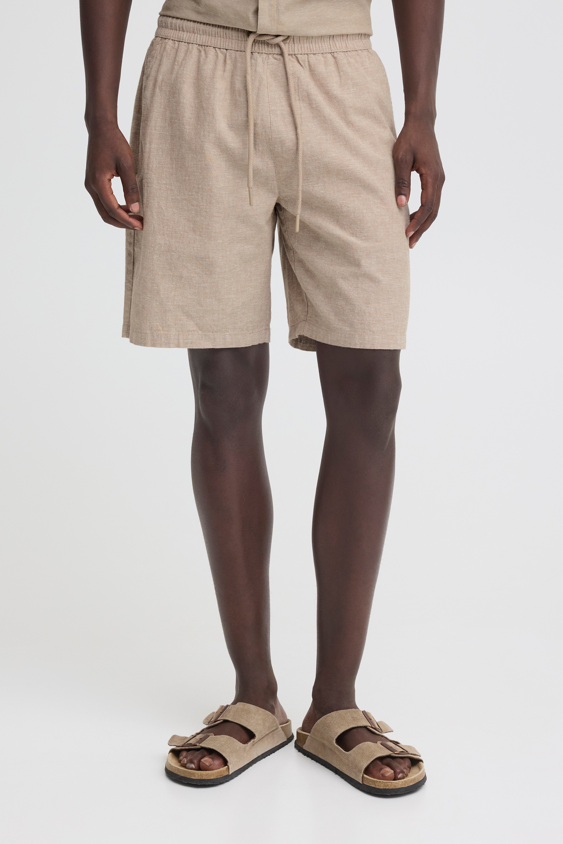 Blend Bermudas "BHABAN LIN SHORTS PP NOOS" in sommerlicher Leinen-Optik günstig online kaufen