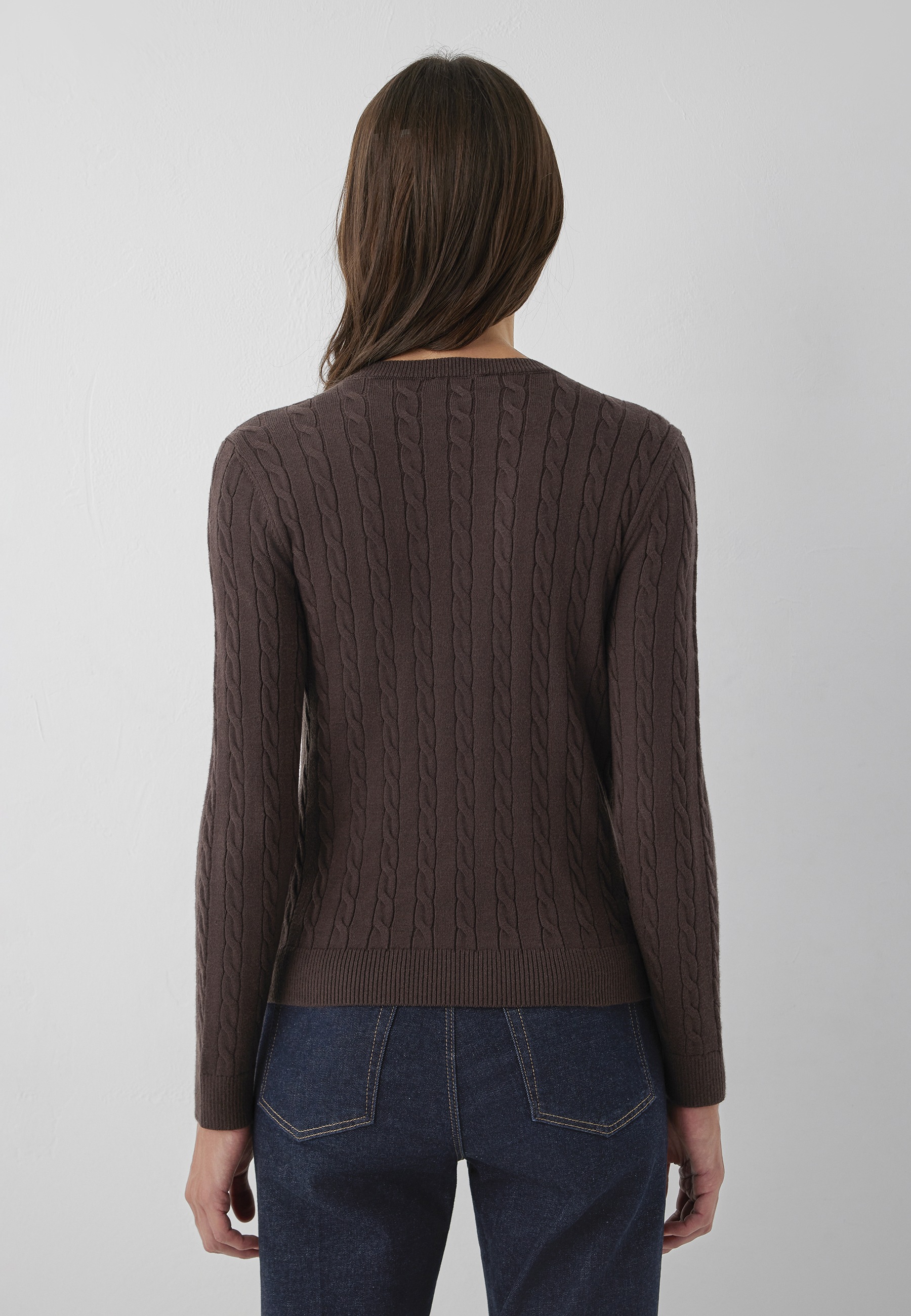 Mavi Langarmshirt »V-NECK SWEATER« Pullover Feinstrick