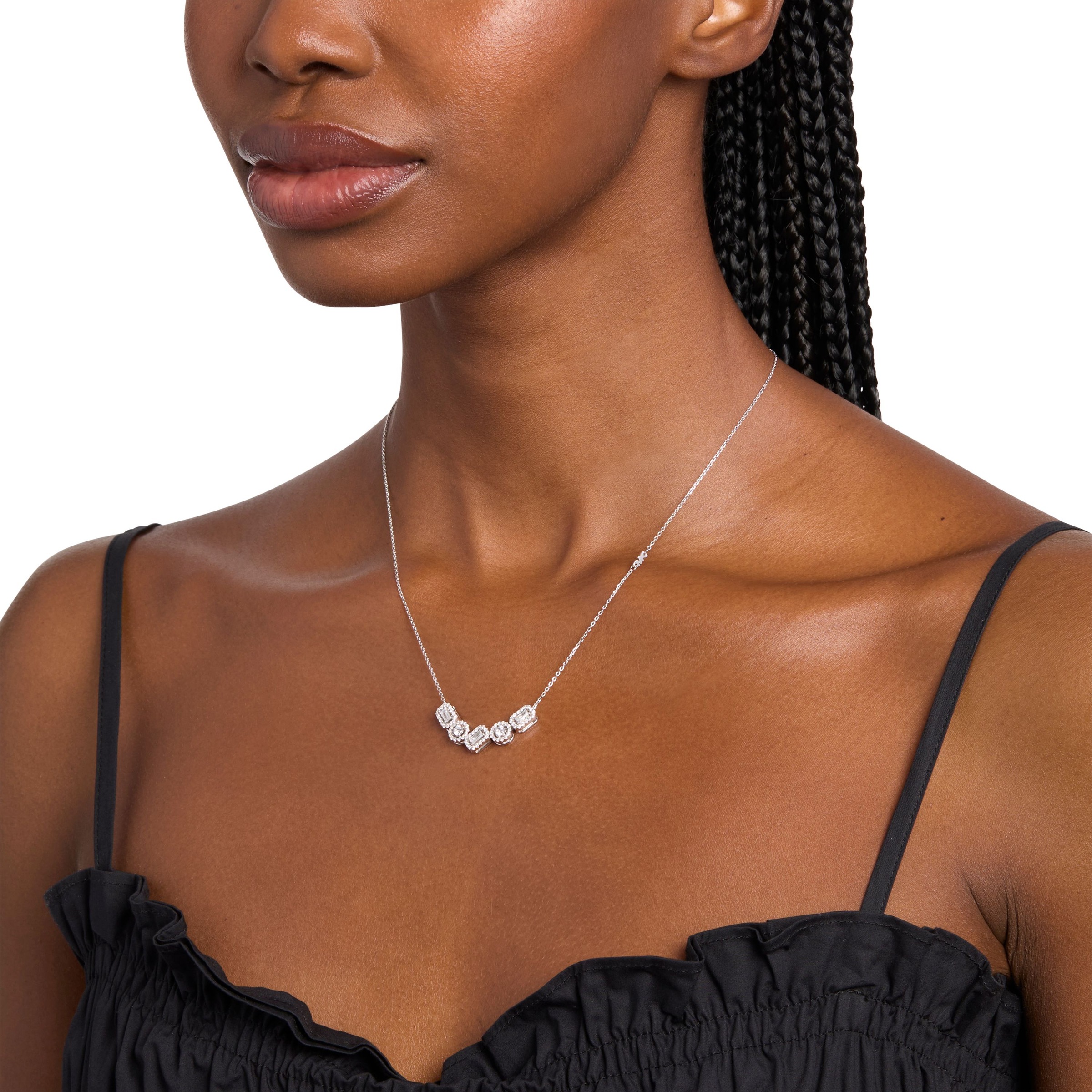 MICHAEL KORS Kette mit Anhänger »Schmuck Geschenk Silber 925 PREMIUM« mit Zirkonia (synth.)
