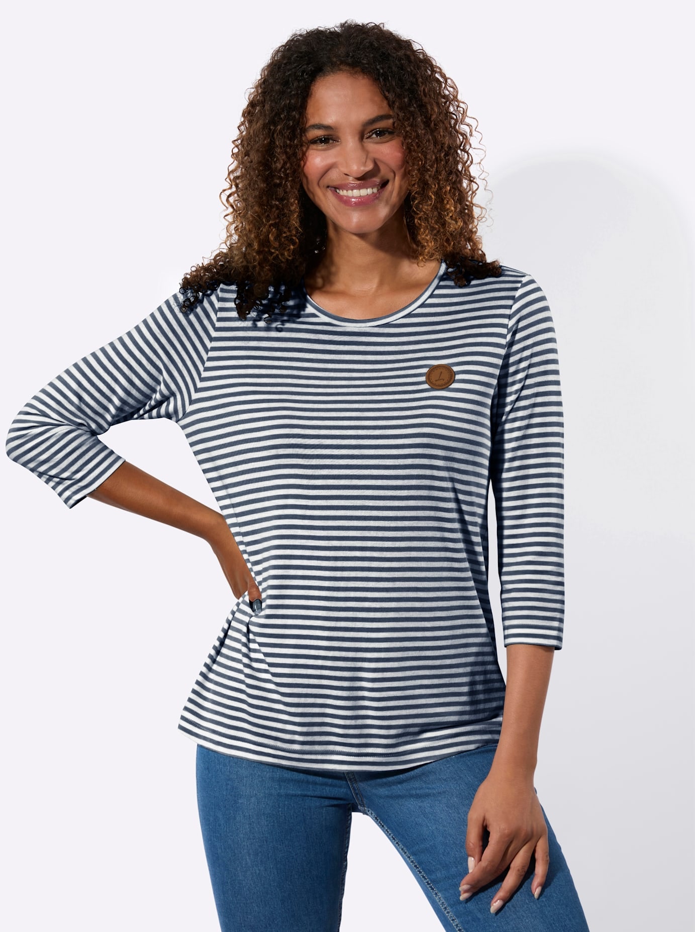 Casual Looks 3/4-Arm-Shirt "Kurzarm-Shirt" 1 tlg. günstig online kaufen