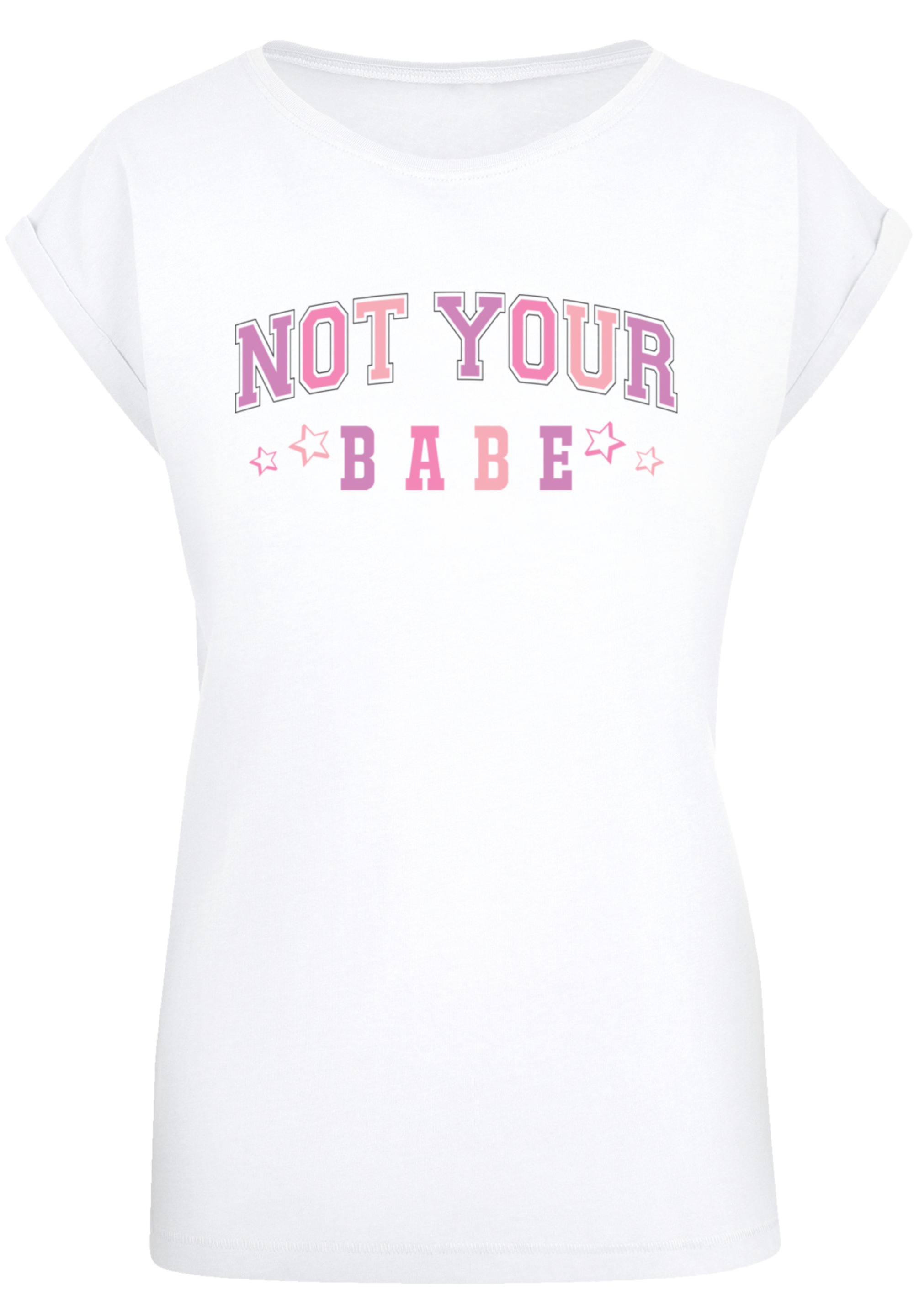 F4NT4STIC T-Shirt "Girl Power Not Your Babe Internationaler Frauentag", Pre günstig online kaufen