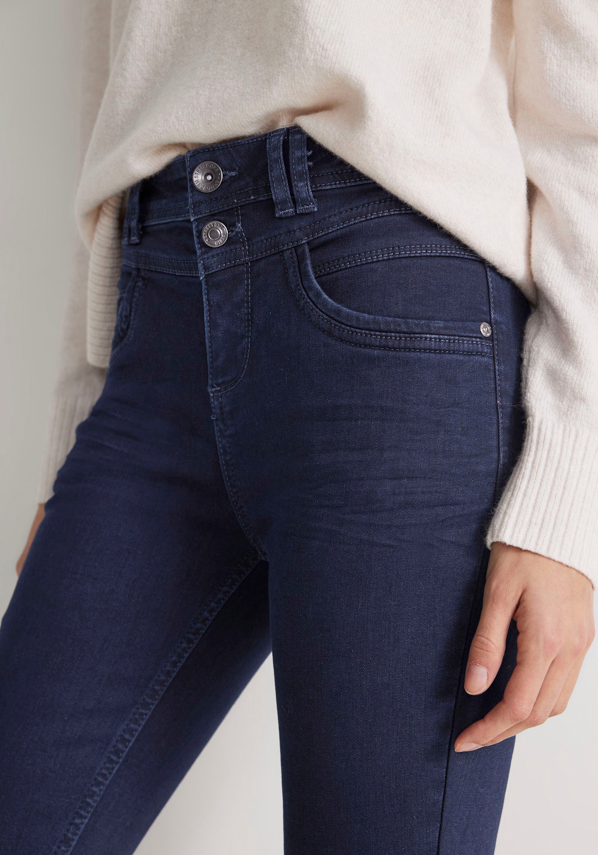 STREET ONE Slim-fit-Jeans im Fünf-Pocket-Stil