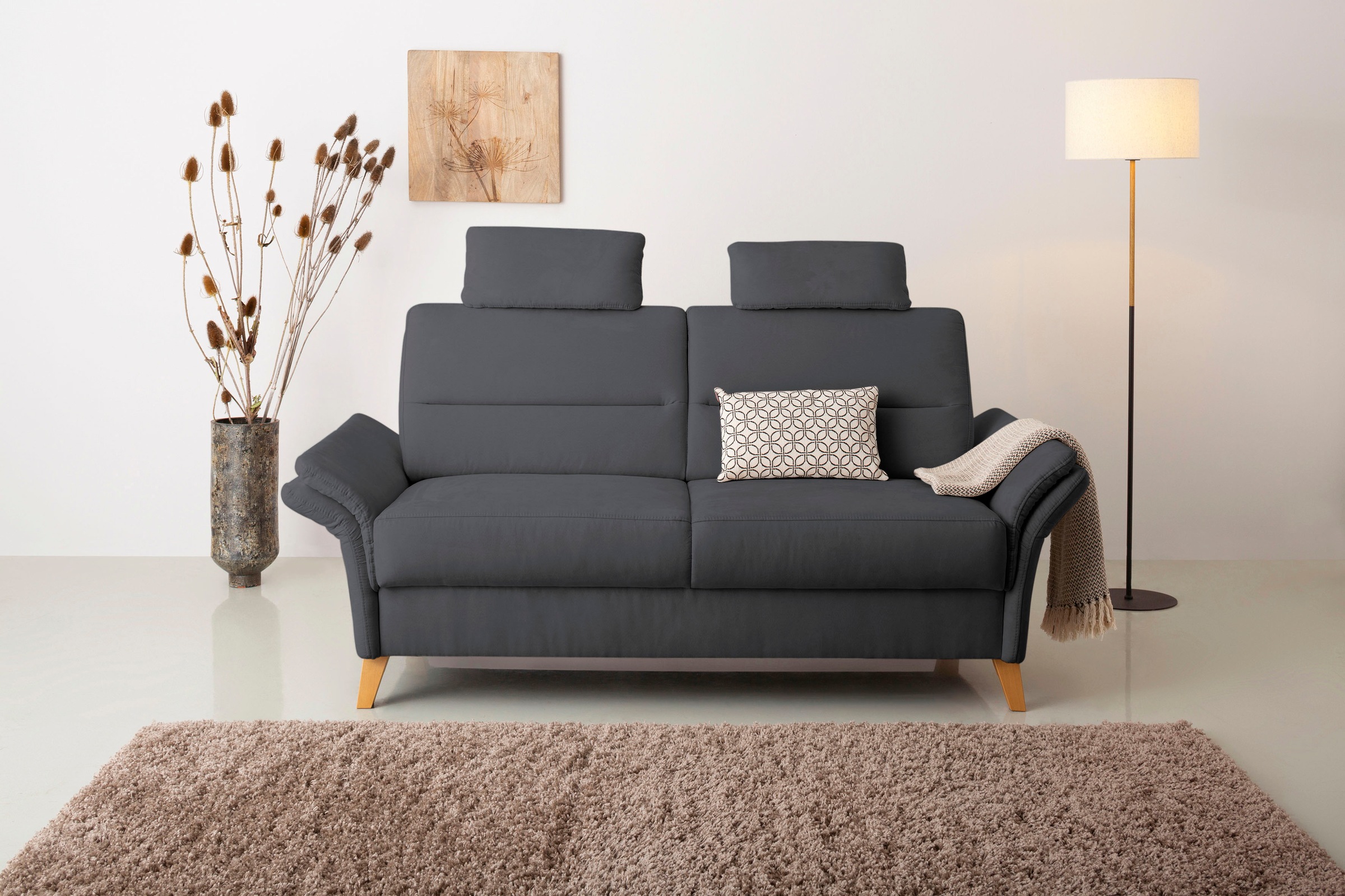 OTTO home 3-Sitzer "Westerland" Federkern-Polsterung. wahlweise mit Armlehnfunktion