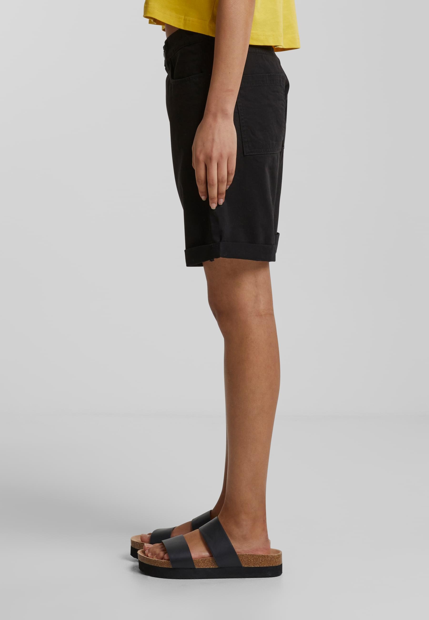 URBAN CLASSICS Sweatshorts »Urban Classics Damen Ladies Organic Cotton Bermuda Pants«