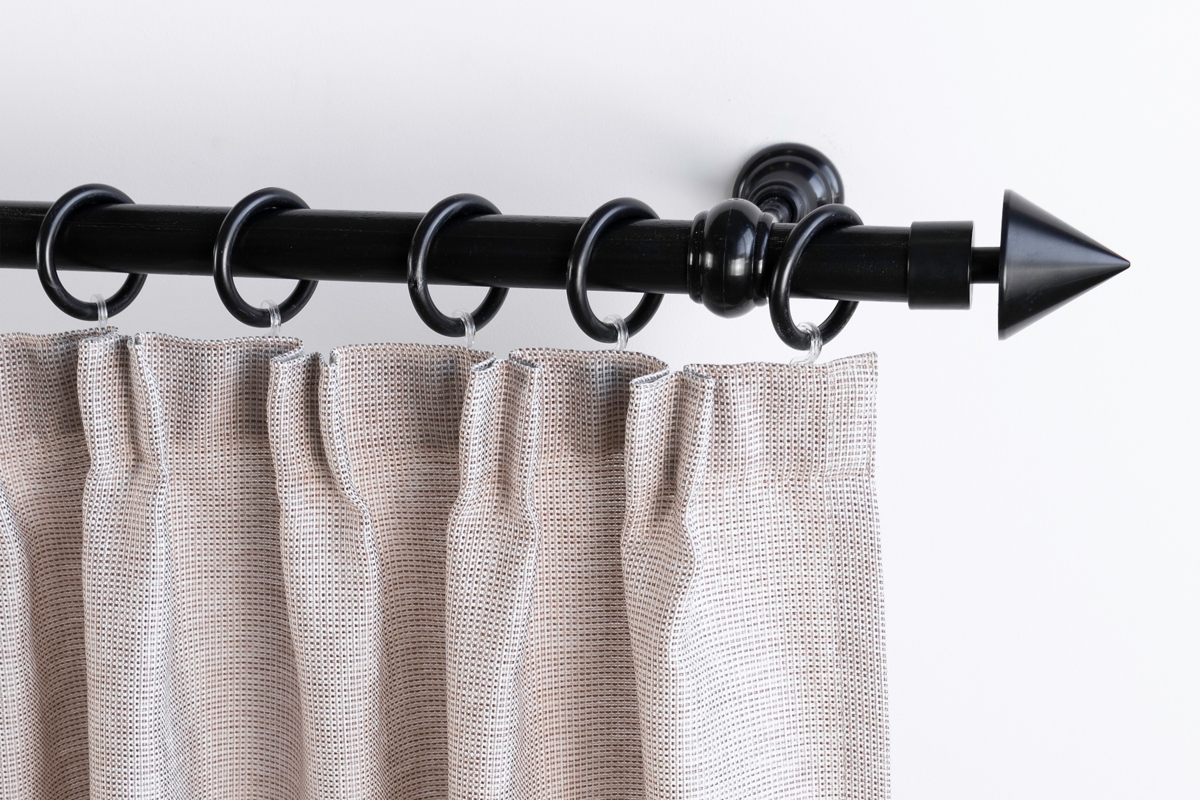 GARESA Gardinenstange "SEMARA" Ø 28 mm 1 läufig-läufig Wunschmaßlänge Vorha günstig online kaufen