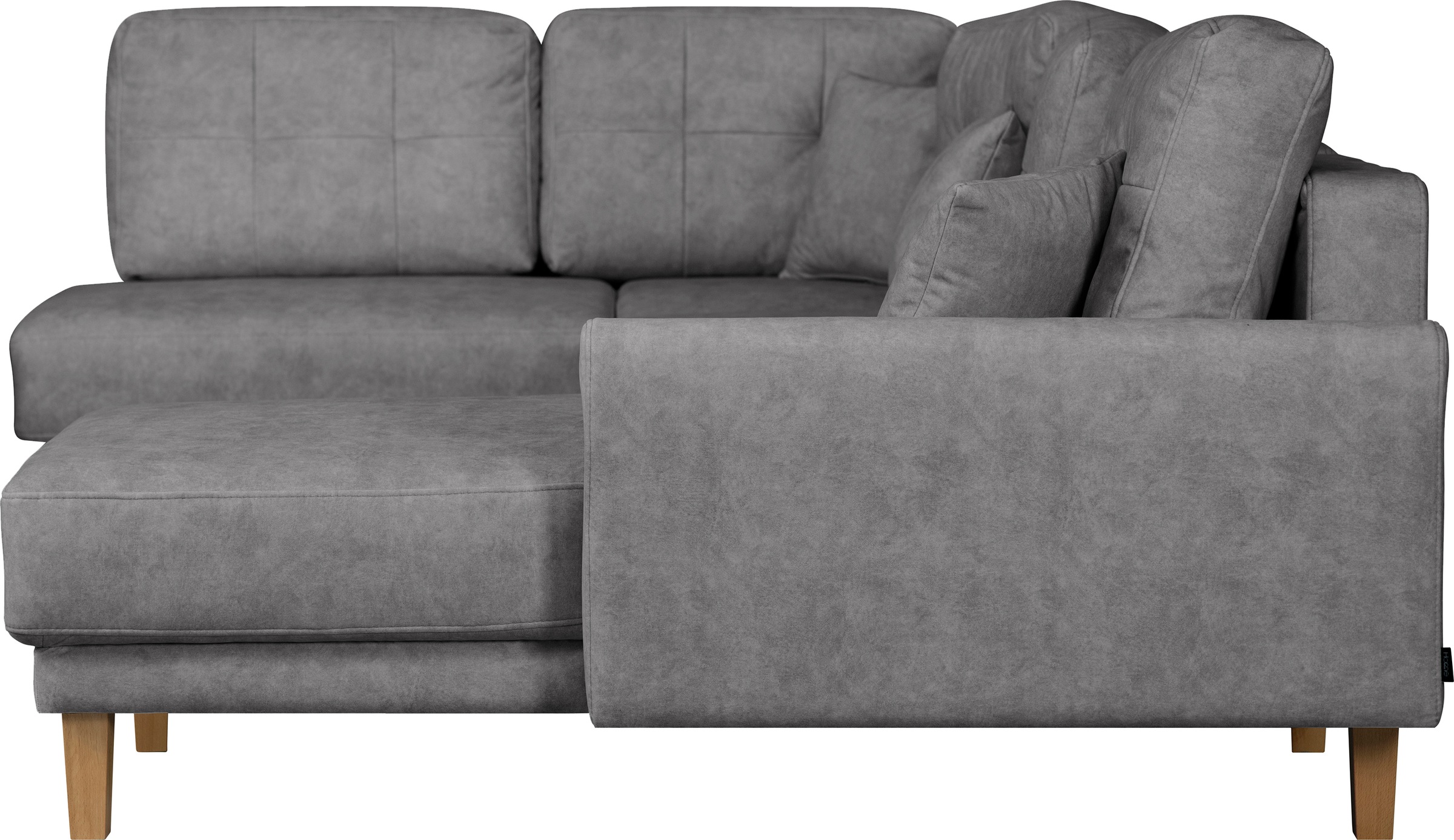 Home affaire Wohnlandschaft »TRIPLO U-Form wahlweise mit Schlaffunktion, B/T/H: 310/192/90 cm«, Schlafsofa, auch mit Bettkasten, Steppung im Rückenkissen
