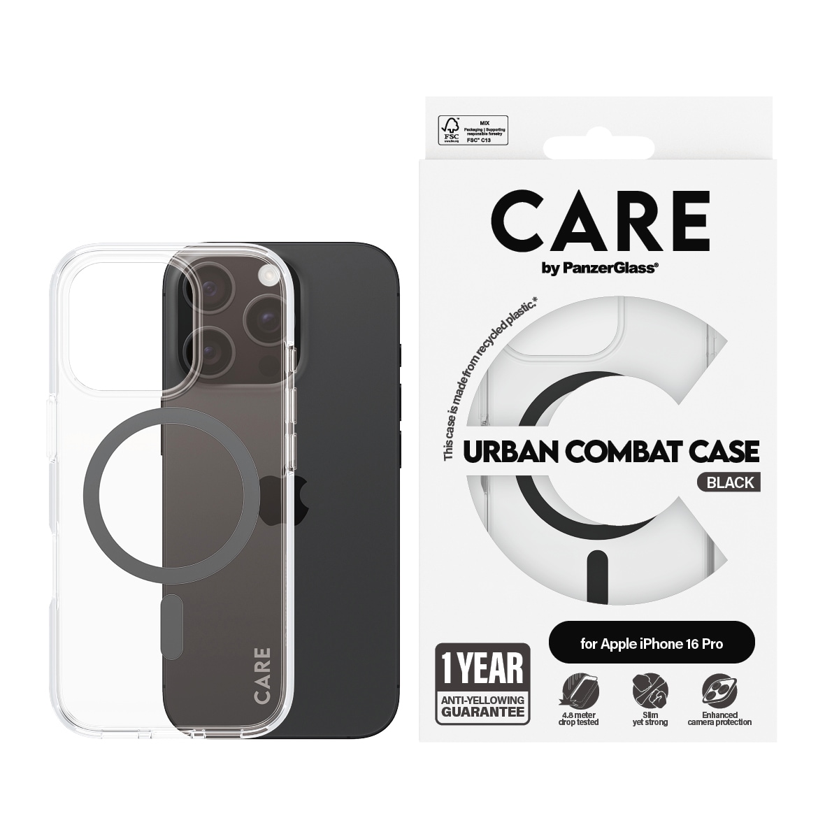 Handyhülle »Urban Combat Case mit MagSafe für Apple iPhone 16 Pro«, Backcover,...