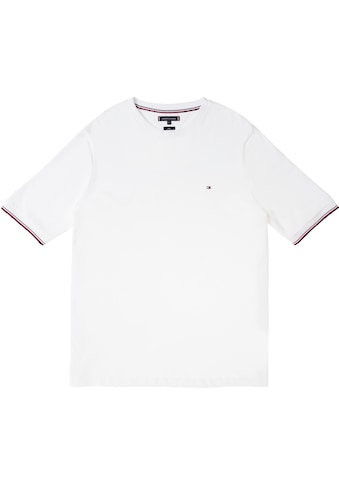 Tommy Hilfiger Big & Tall T-Shirt, (1 tlg.), mit Markenstreifen auch innen am Ausschnitt kaufen