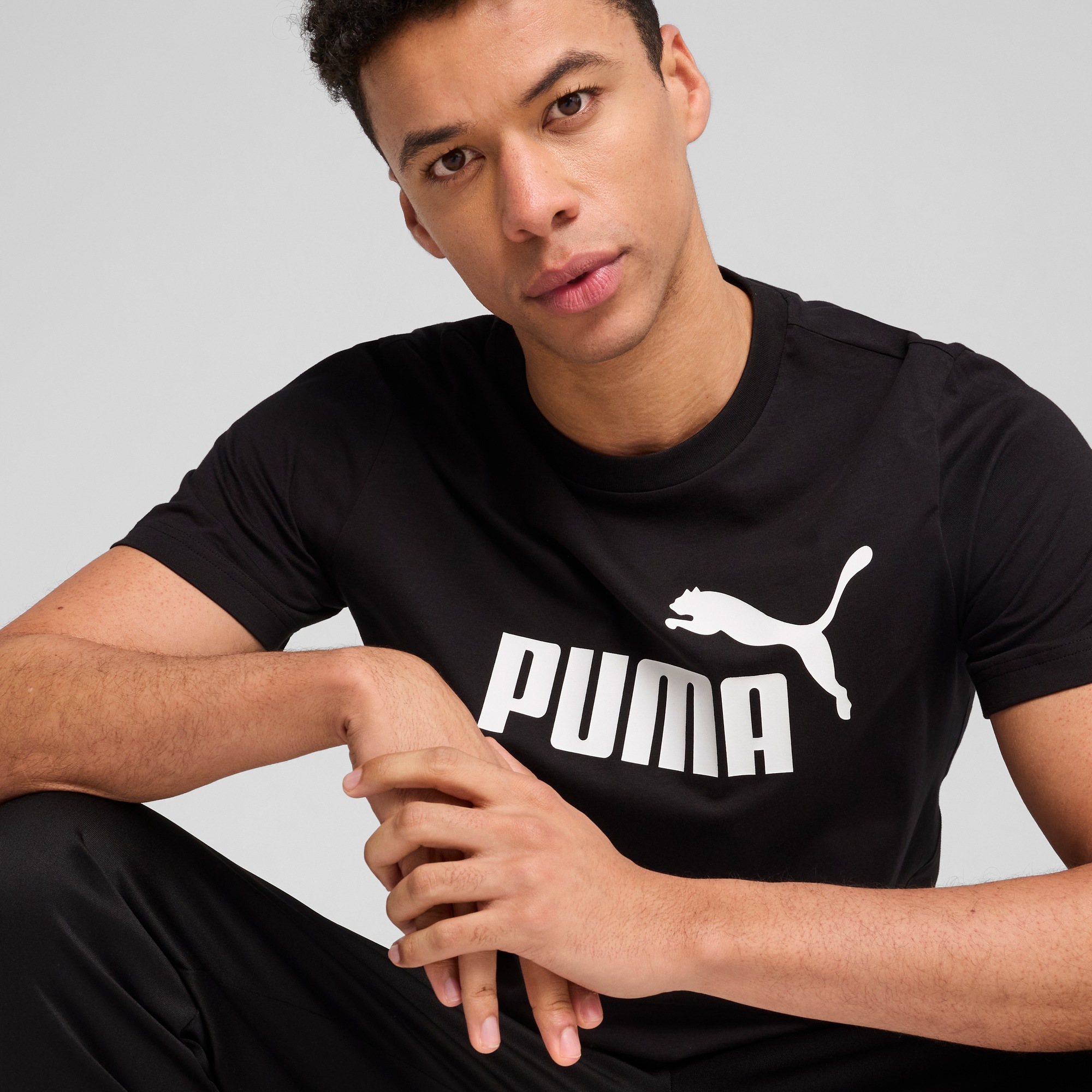 Thumbnail - PUMA T-Shirt "ESS NO. 1 LOGO TEE", Basic Herren T-Shirt mit Logo