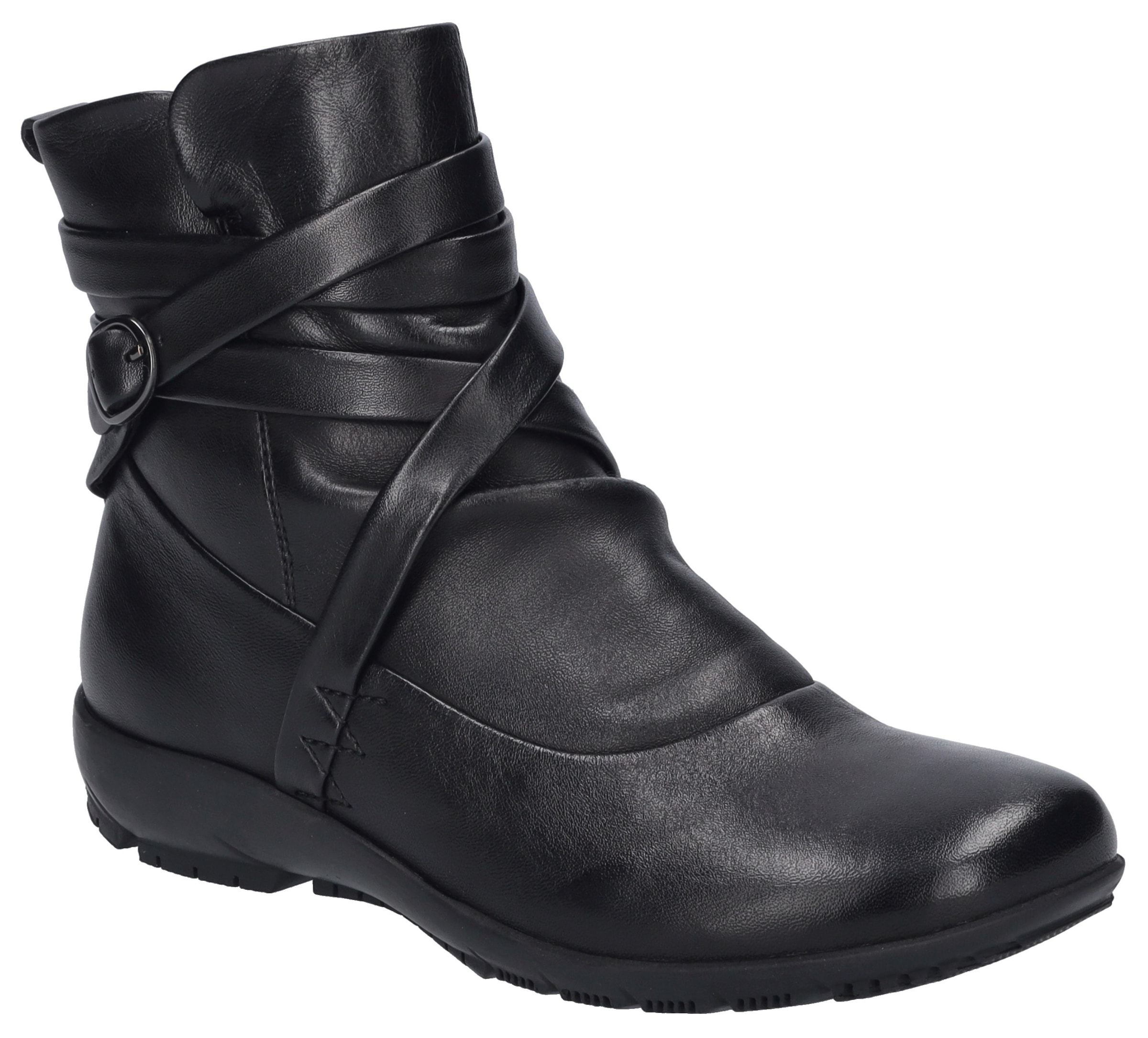 Stiefelette »Charlotte 11«, Boots, Winterboots, Stiefel mit modischer Raffung