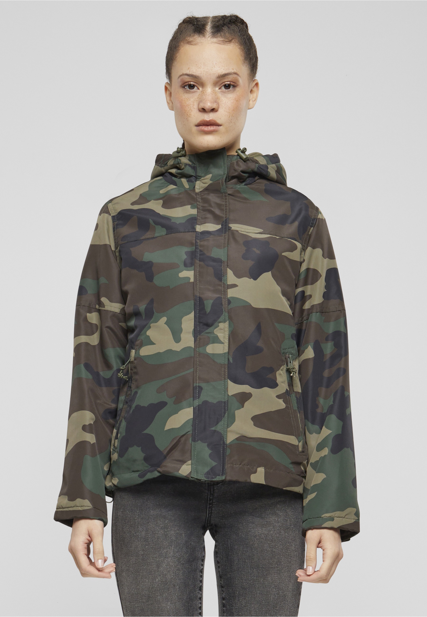 Brandit Langmantel »Brandit Damen Ladies Windbreaker Frontzip«