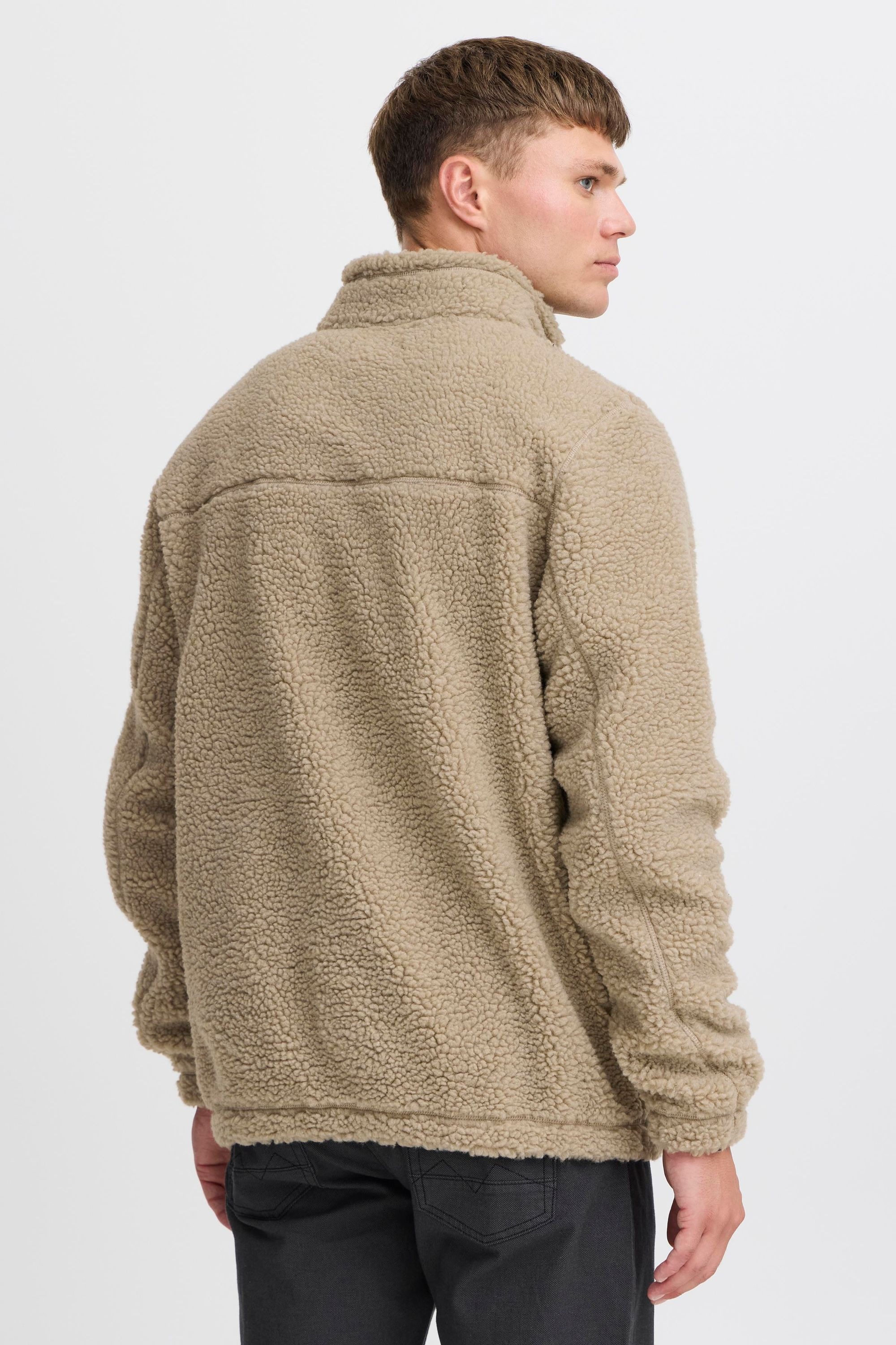 Blend Fleecepullover »BHMTOTTEN«, Lässiger Troyer in Teddy-Optik
