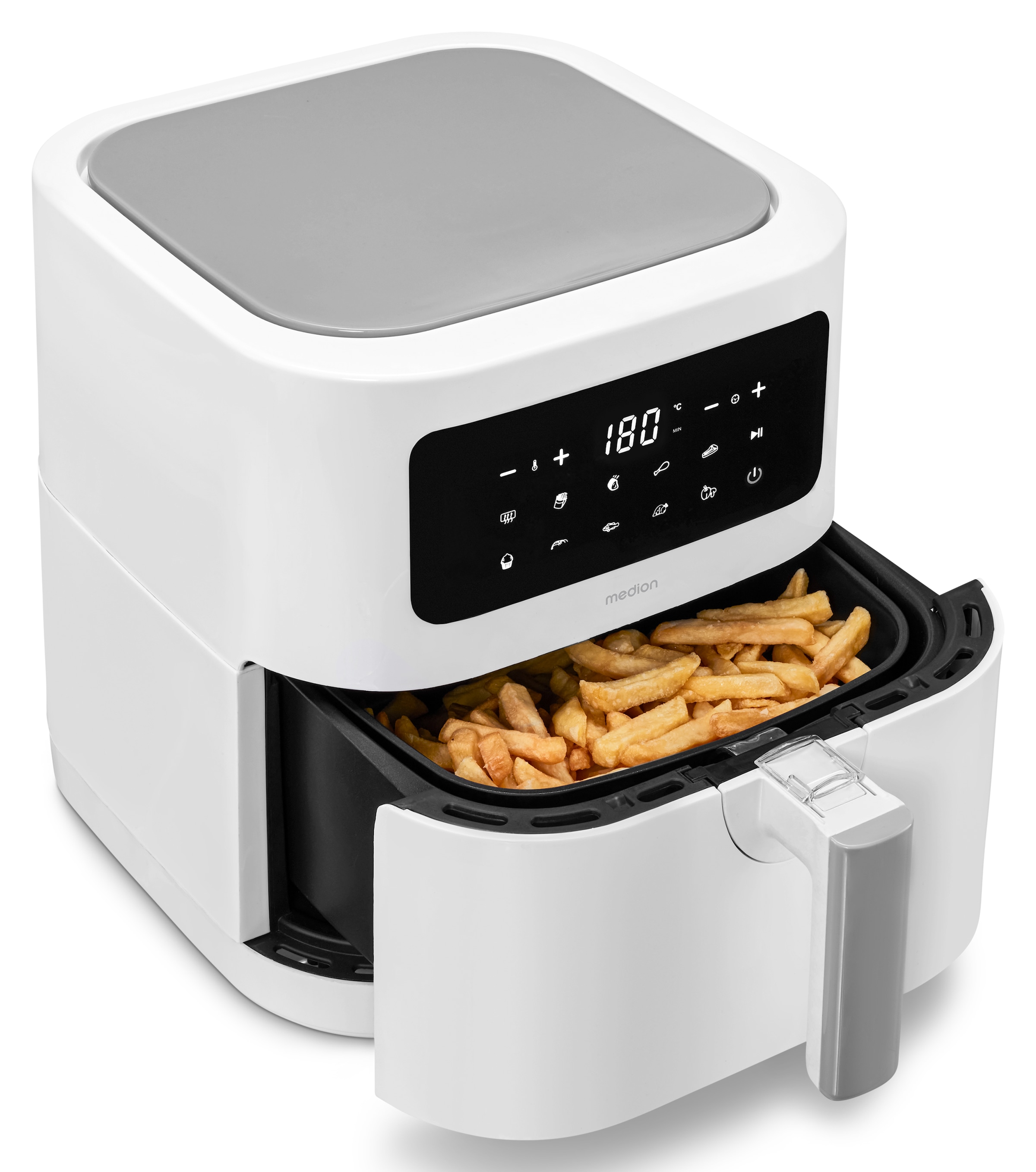 Medion Heißluftfritteuse "MD 11740 E40 XL" 2000 W digitales Bedienfeld, 9 A günstig online kaufen