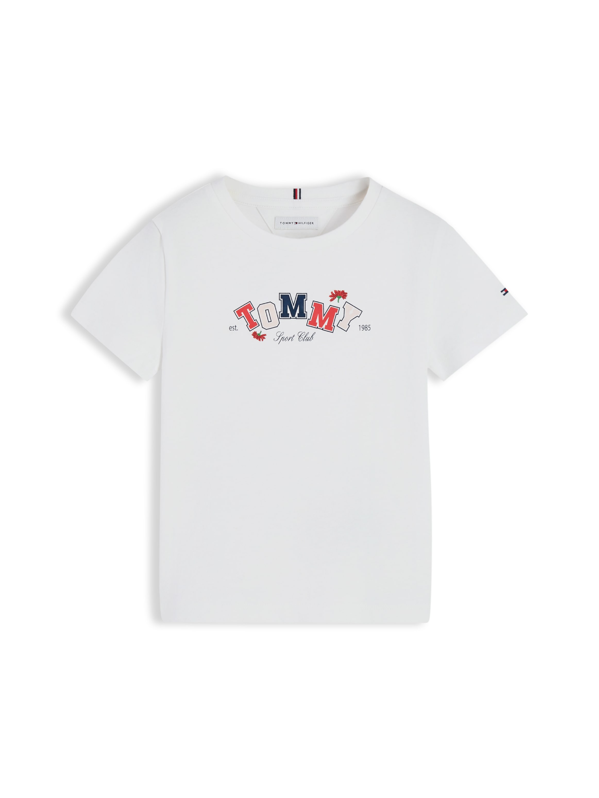 Tommy Hilfiger T-Shirt Rundhalsausschnitt, Regular Fit, reine Baumwolle, für Babys & Kinder
