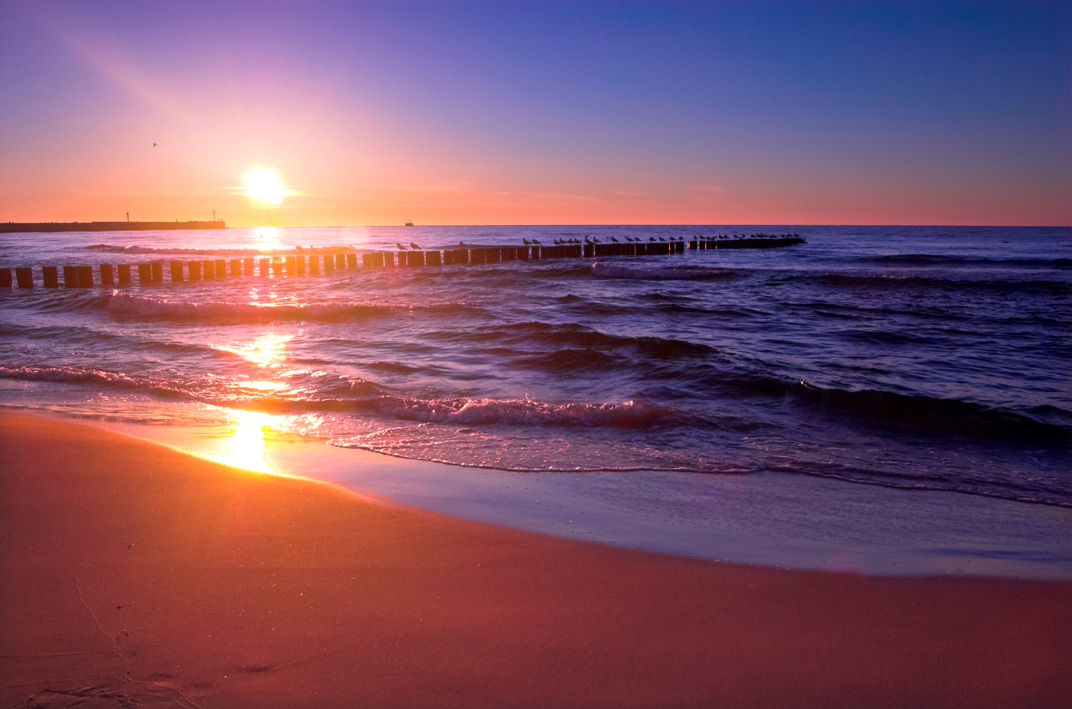 Papermoon Fototapete "Sunset" glatt