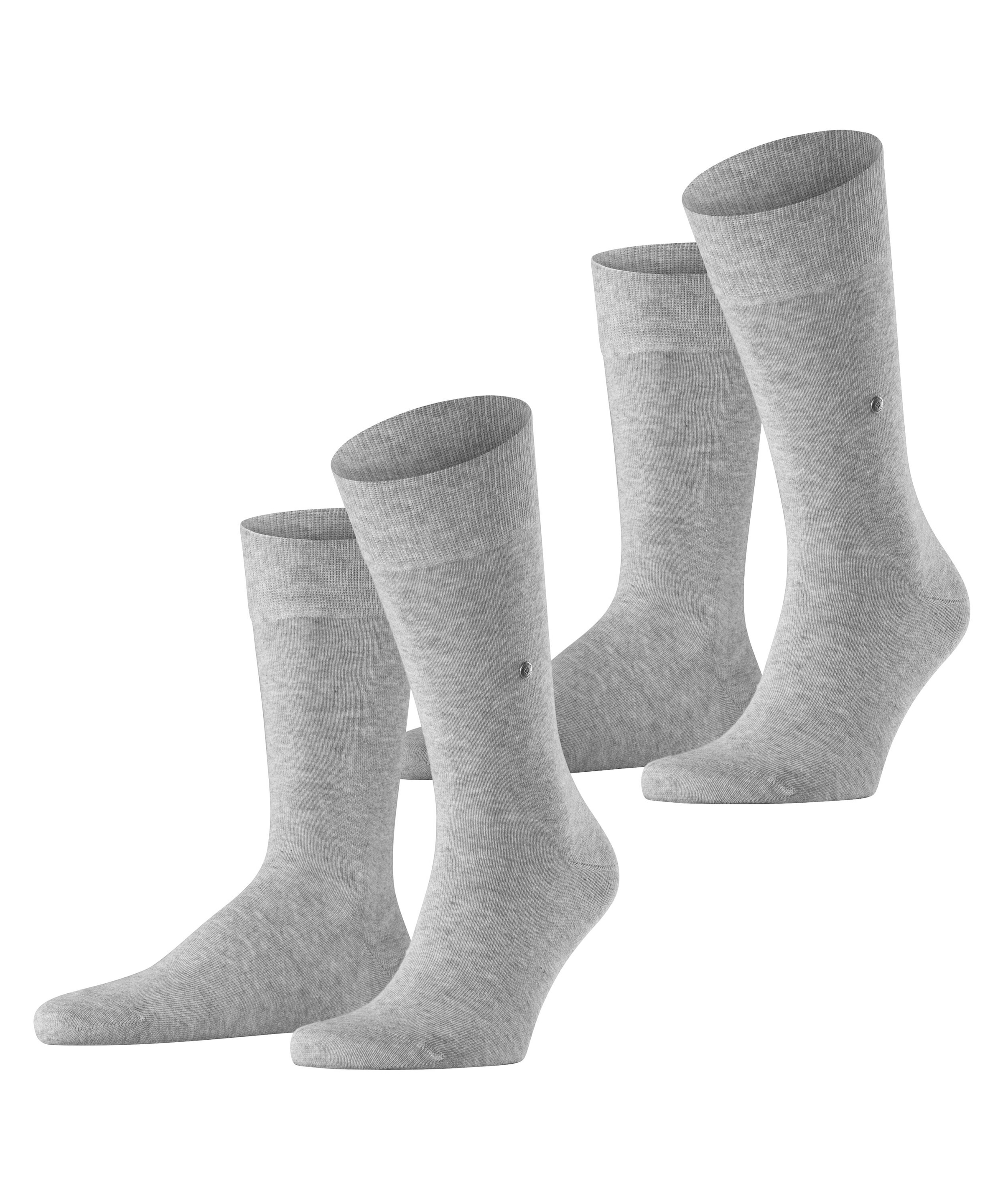 Burlington Socken "Everyday" 2 Paar, Einheitsgröße 40-46, unifarben, Burlington-Clip