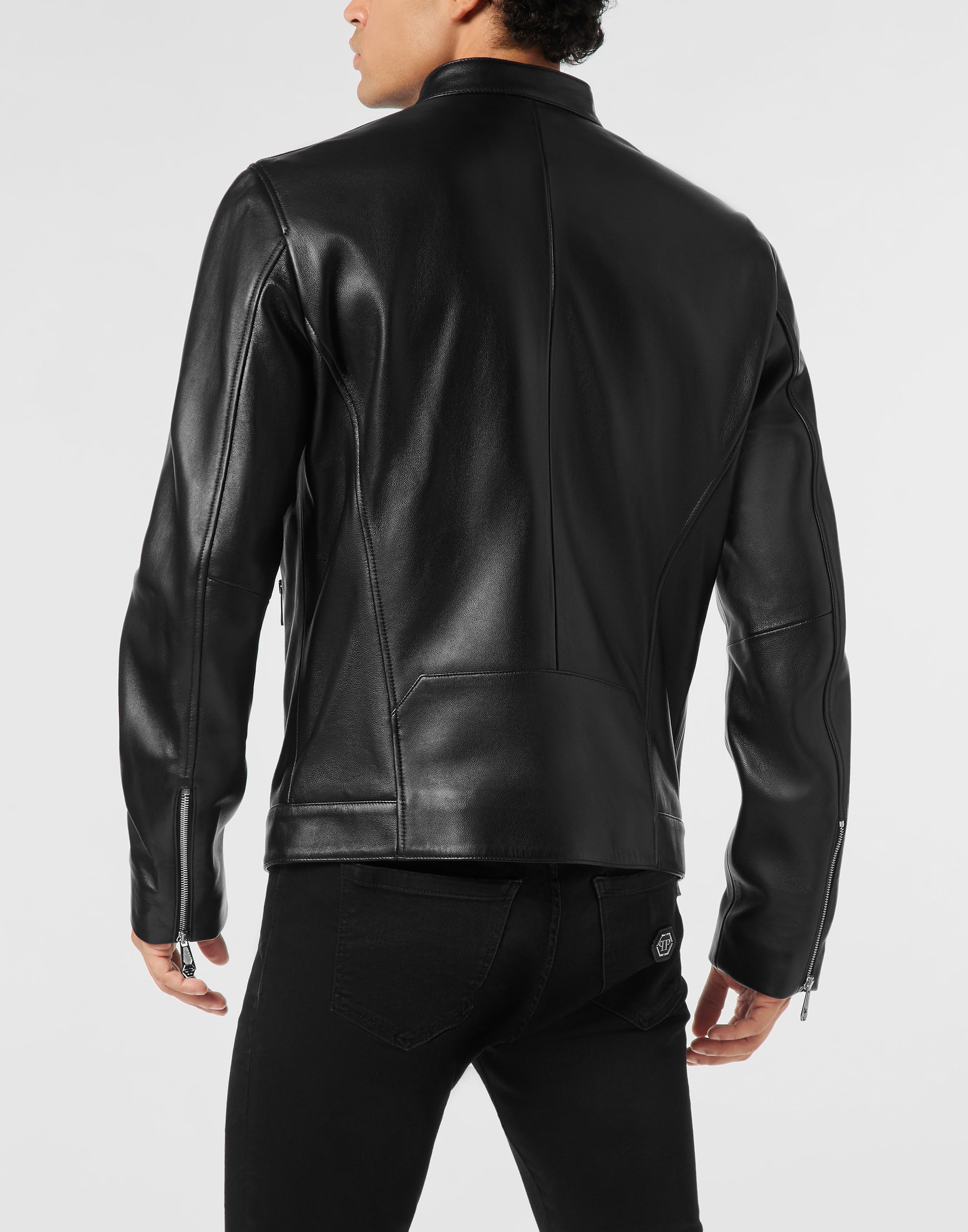 PHILIPP PLEIN Bikerjacke »Leder Biker«
