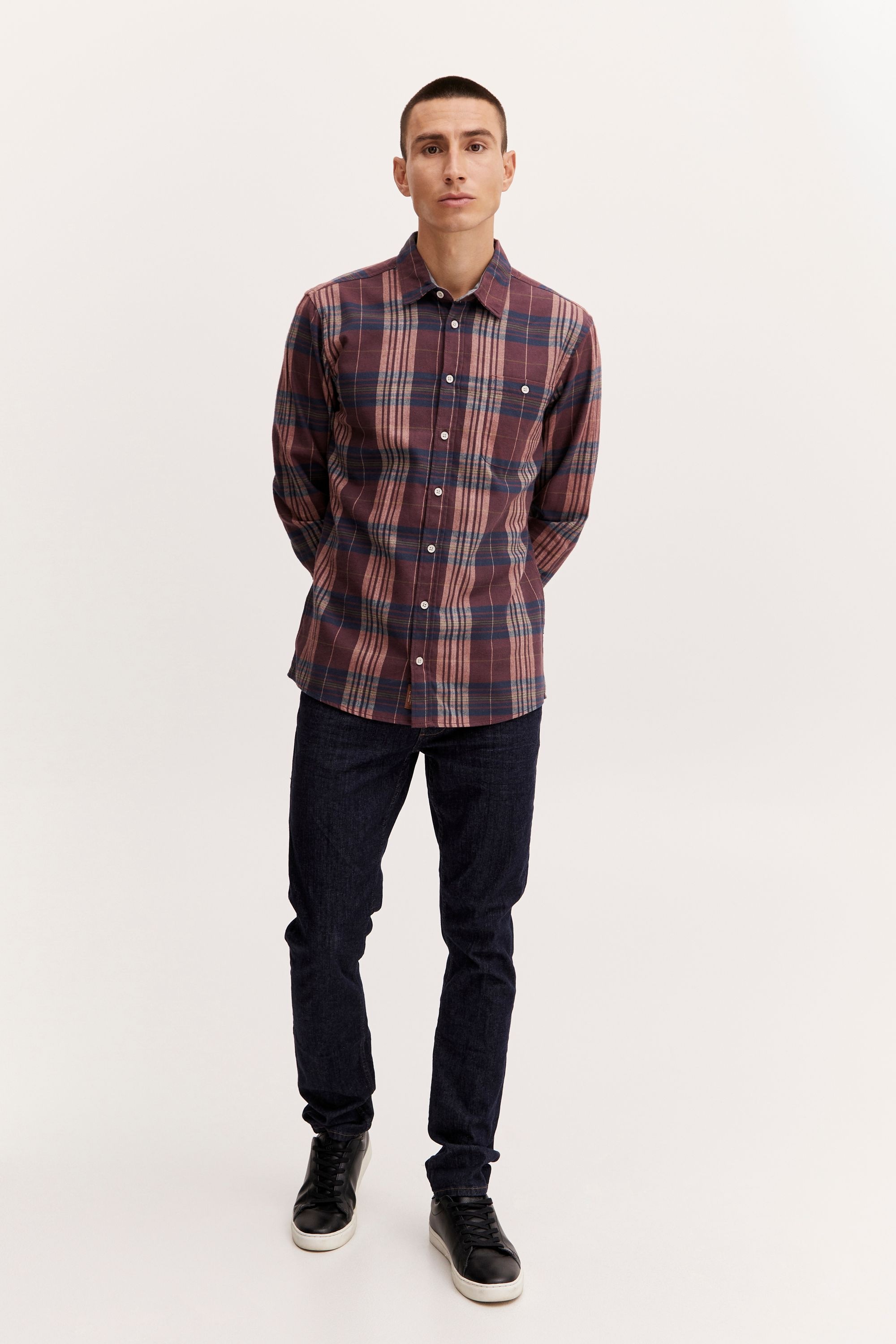 Thumbnail - Blend Langarmhemd "BHKarohemd", Stilvolles Hemd mit langen Ärmeln