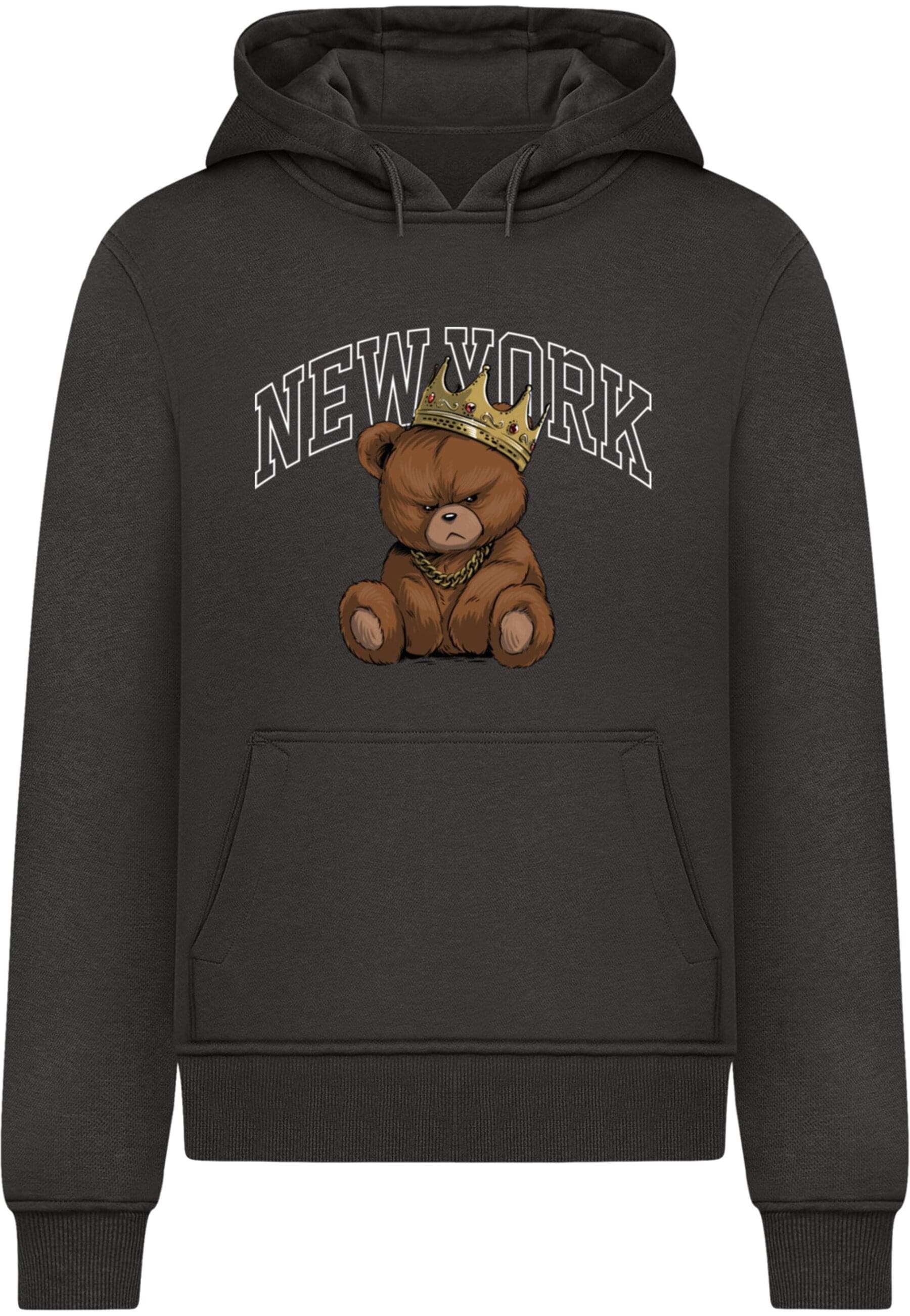 MisterTee Kapuzensweatshirt "MisterTee NY Crowned Bear Hoody", (1 tlg.) günstig online kaufen