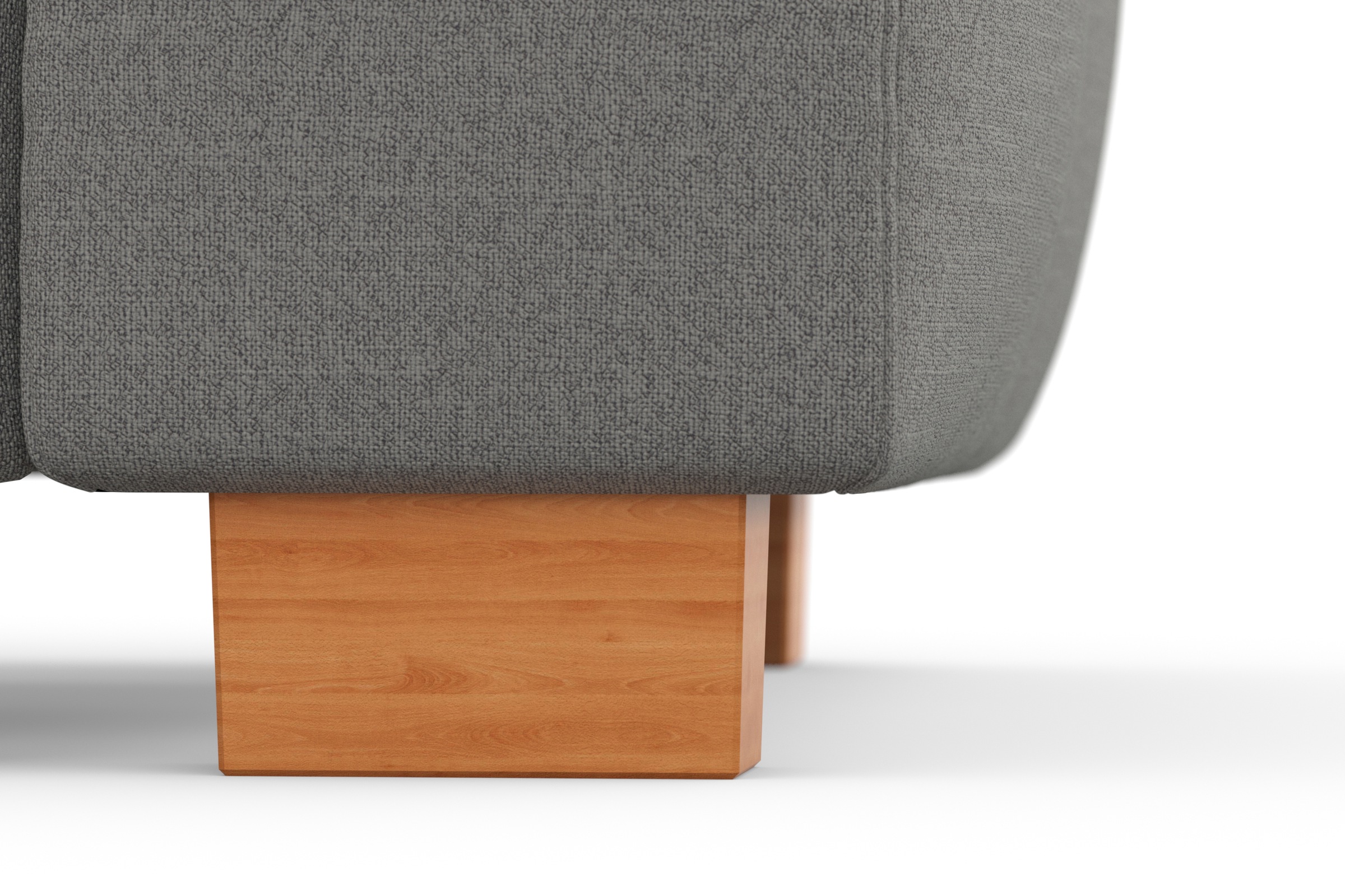 sit&more Ecksofa »Dundee L-Form«, mit Federkern und Massivholzfüßen, wahlweise mit Kopfteilverstellung
