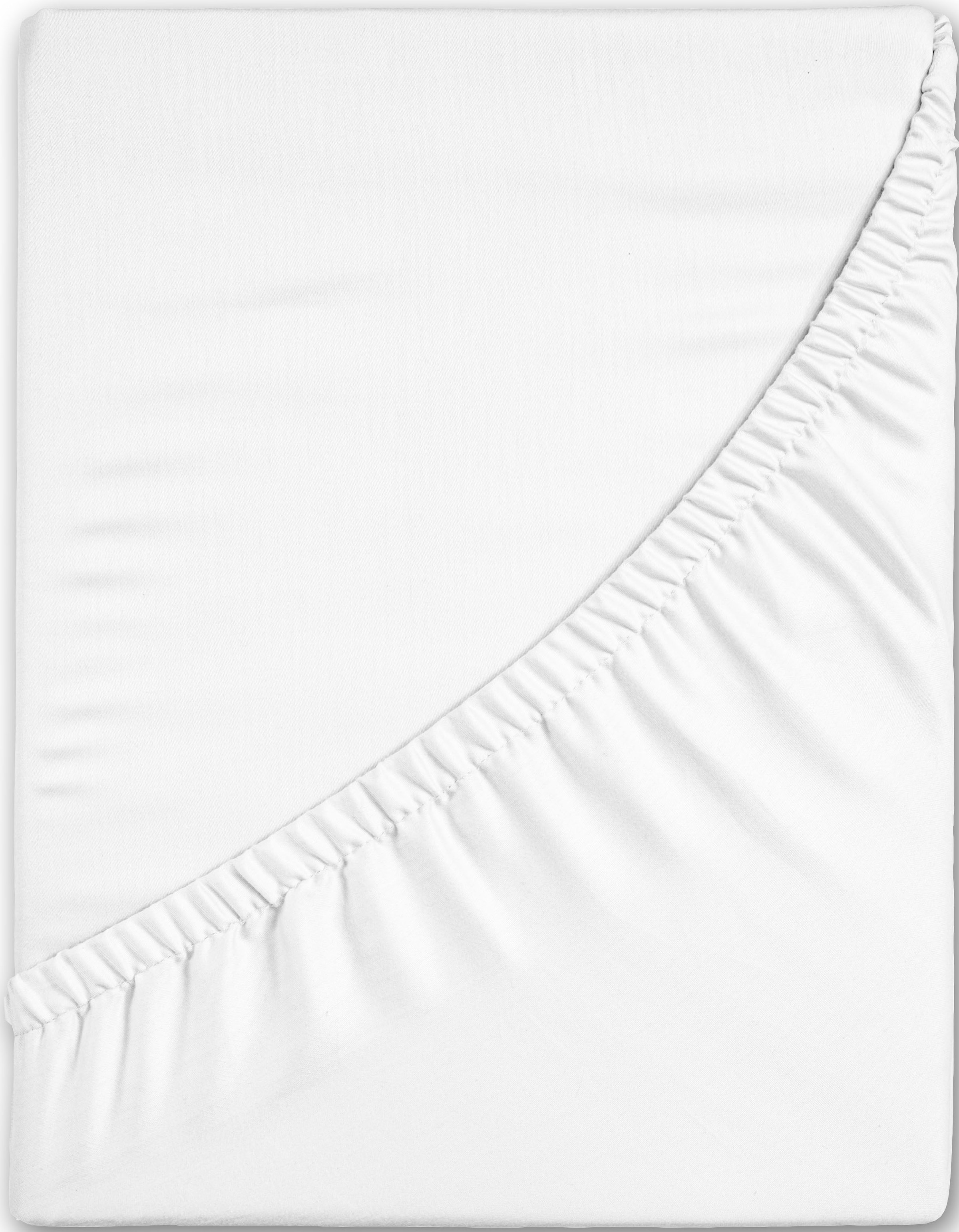 hip Spannbettlaken »Hip in Gr. 90x200, 140x200 oder 180x200 cm«, 100% Baumwolle, Mako-Satin, Rundumgummi, bis 25 cm Höhe