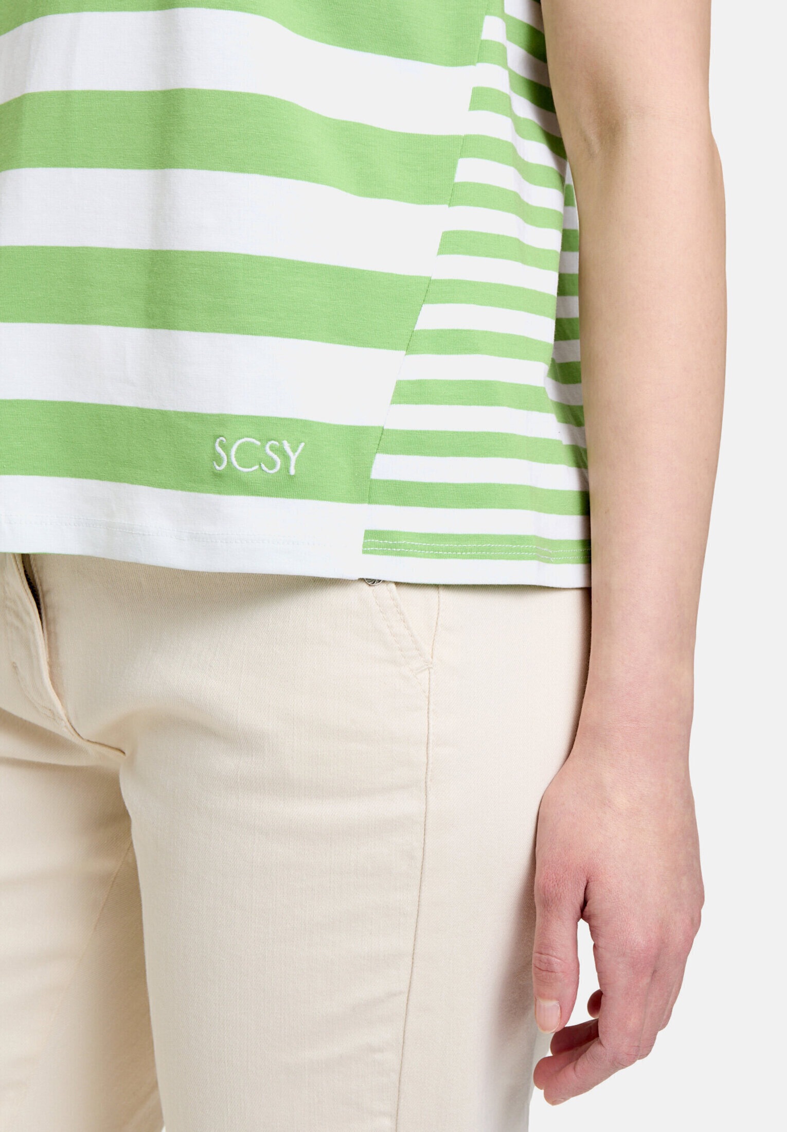 Betty Barclay Kurzarmshirt »Damen mit Streifen« 1 Stk. Materialmix