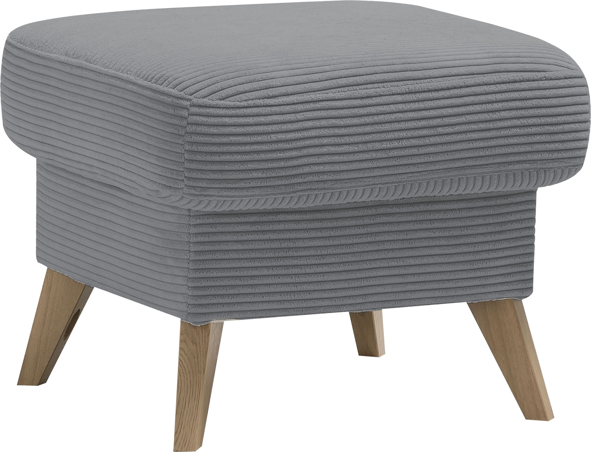 exxpo - sofa fashion Hocker "Samso, kompakte und bequeme Sitzgelegenheit in aktuellem Cord Bezug"