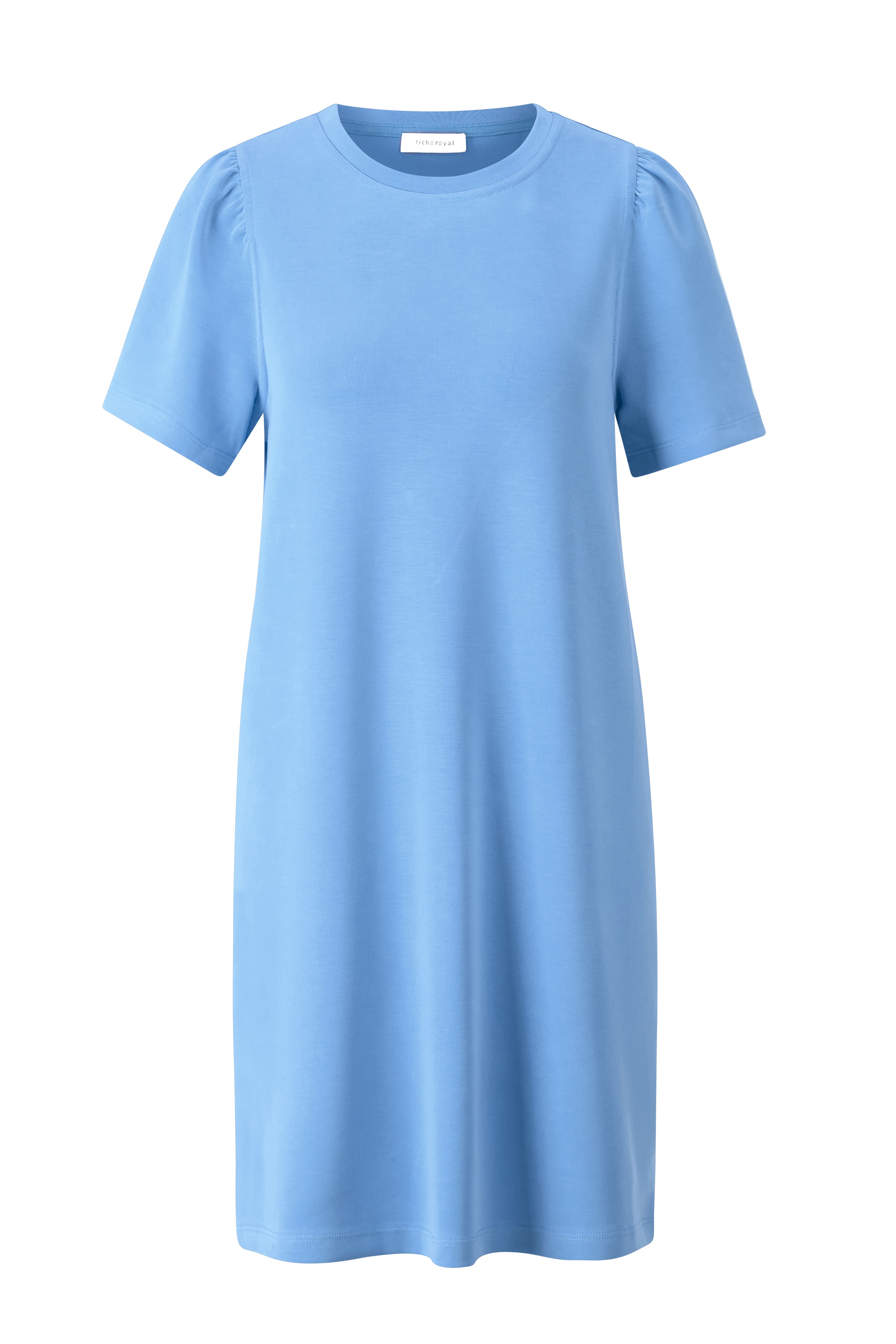 RICHROYAL Jerseykleid Ohne Taschen Mit Rundhalsausschnitt günstig online kaufen