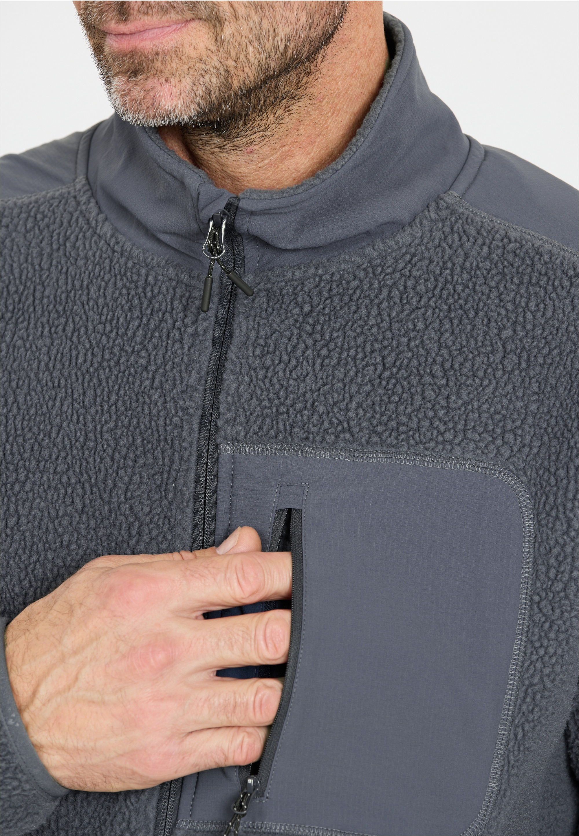 WHISTLER Fleecejacke »Felis« aus weichem Teddyfleece mit flachen Nähten