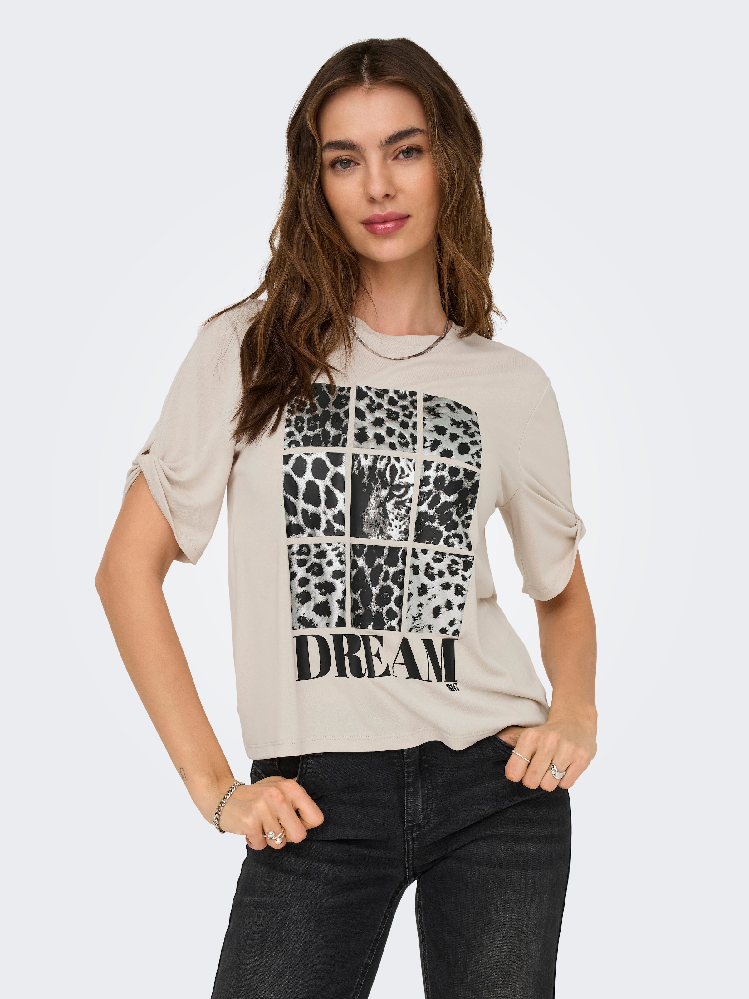 ONLY Kurzarmshirt "ONLFREE LIFE S/S CREATE TOP BOX JRS" günstig online kaufen