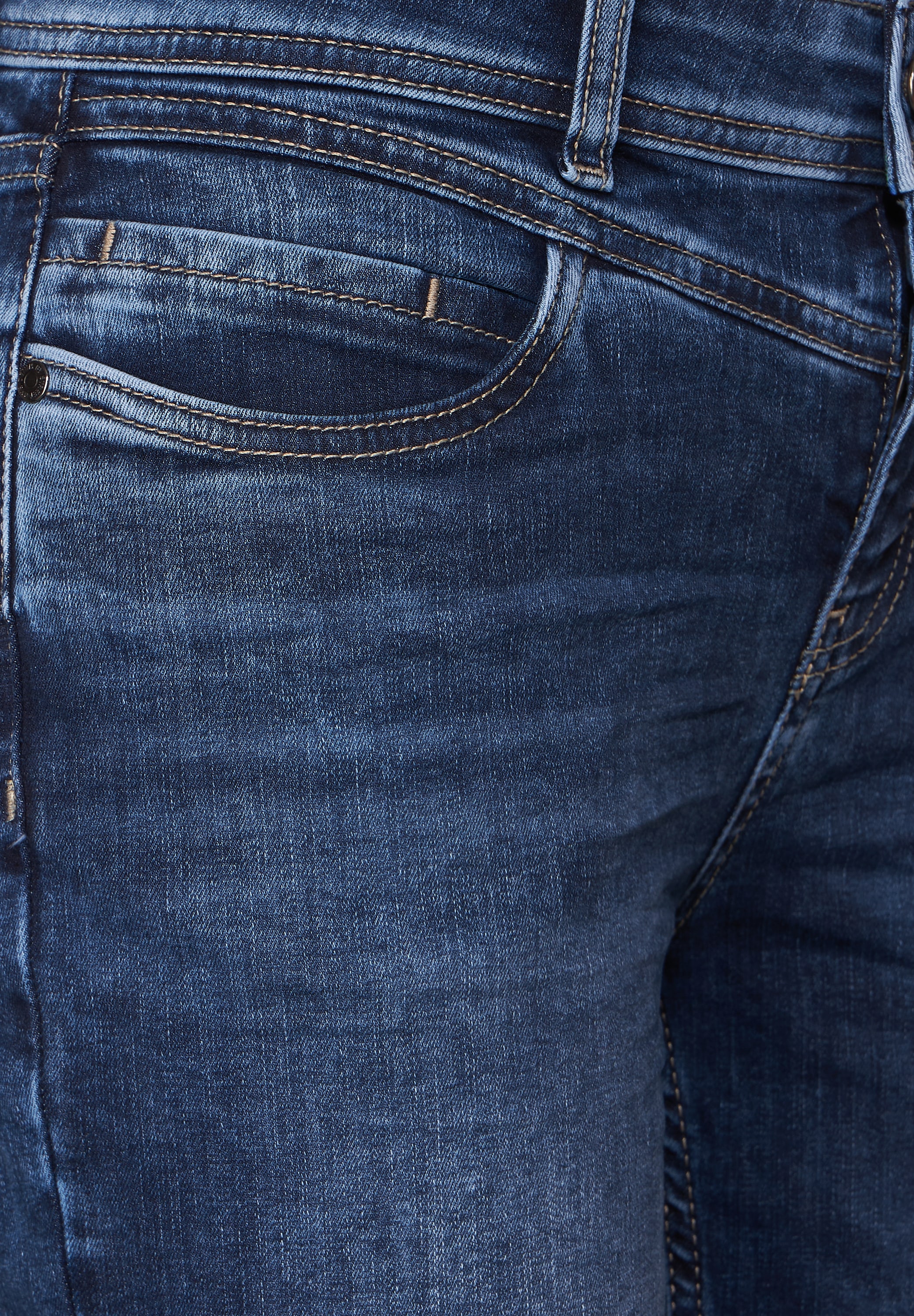 STREET ONE 7/8-Jeans, High Waist