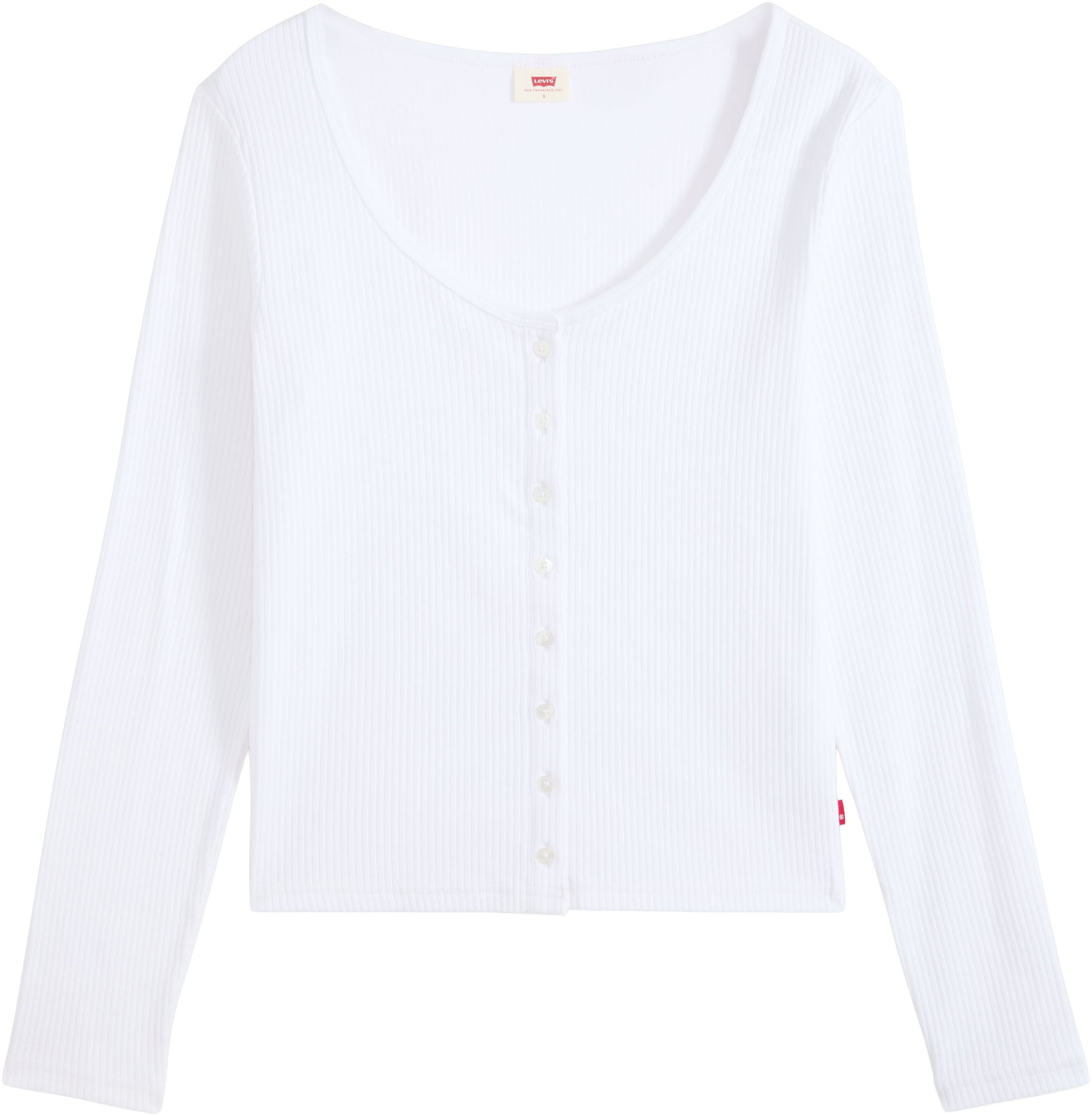 Levi's® Langarmshirt »AUSTEN BUTTON THROUGH LS« Feinripp