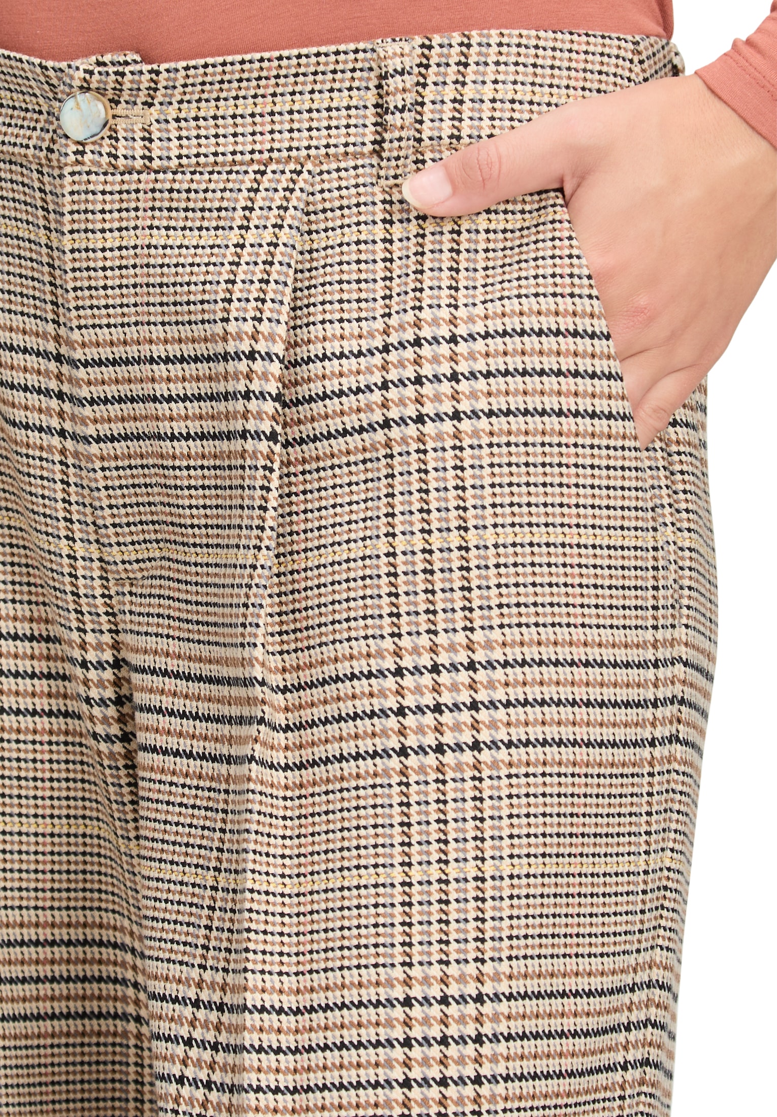 Cartoon Bundfaltenhose »Damen mit Bundfalten«