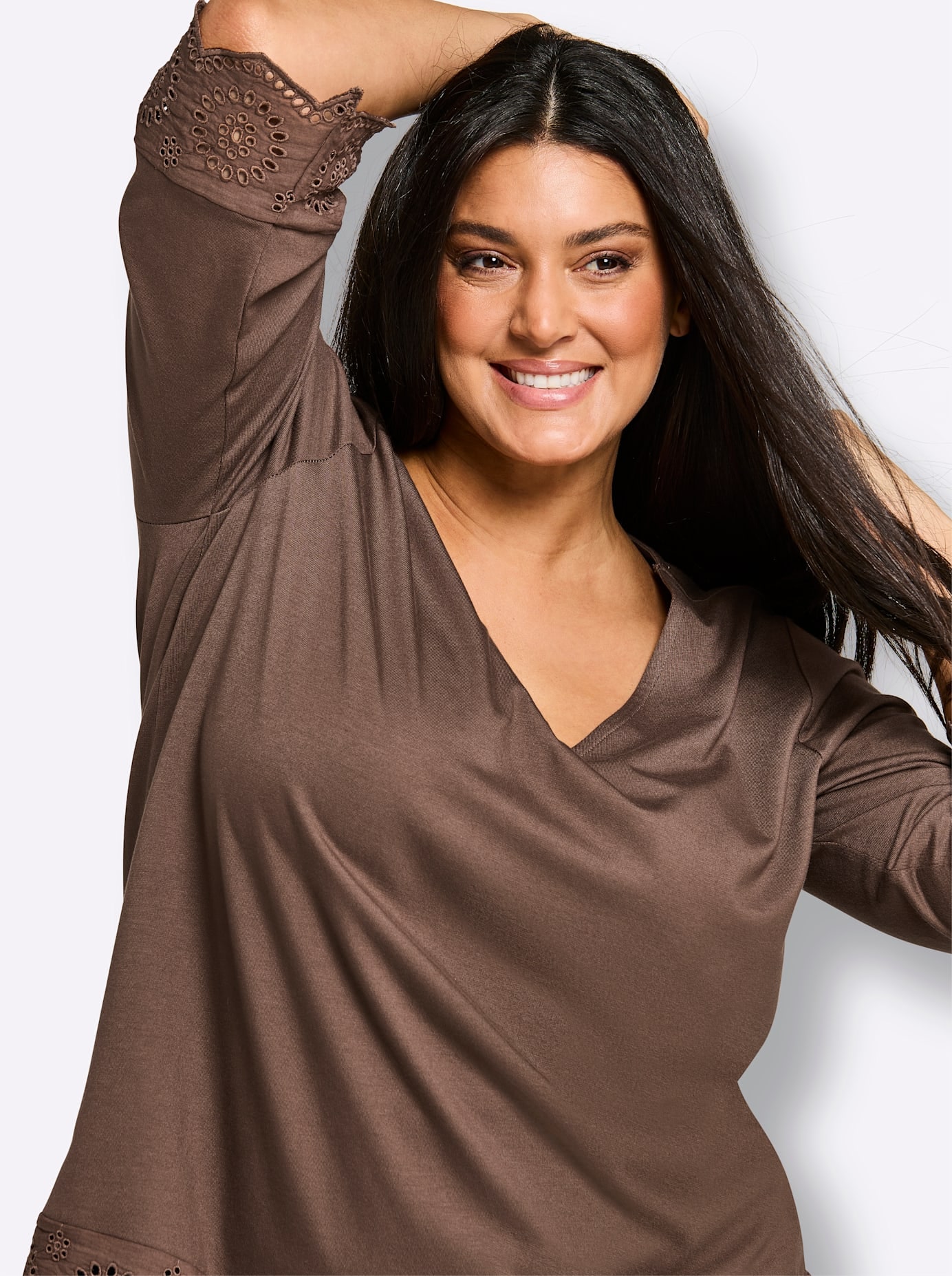Sheego 3/4-Arm-Shirt »3/4-Arm-Shirt« 1