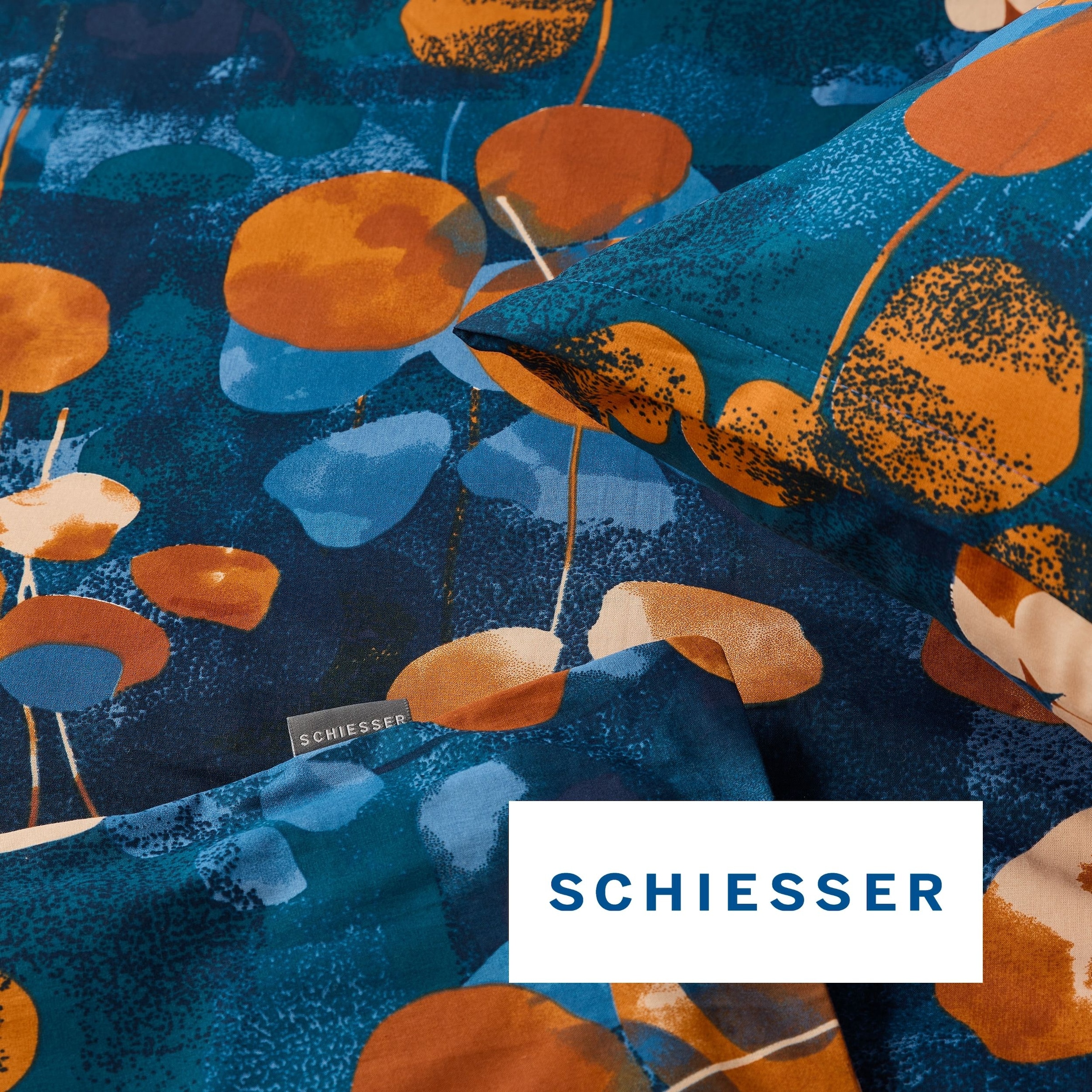 Schiesser Bettwäsche »Maxima aus weicher Baumwolle mit floralem Muster« 2 Stk. OEKO-TEX® MADE IN GREEN