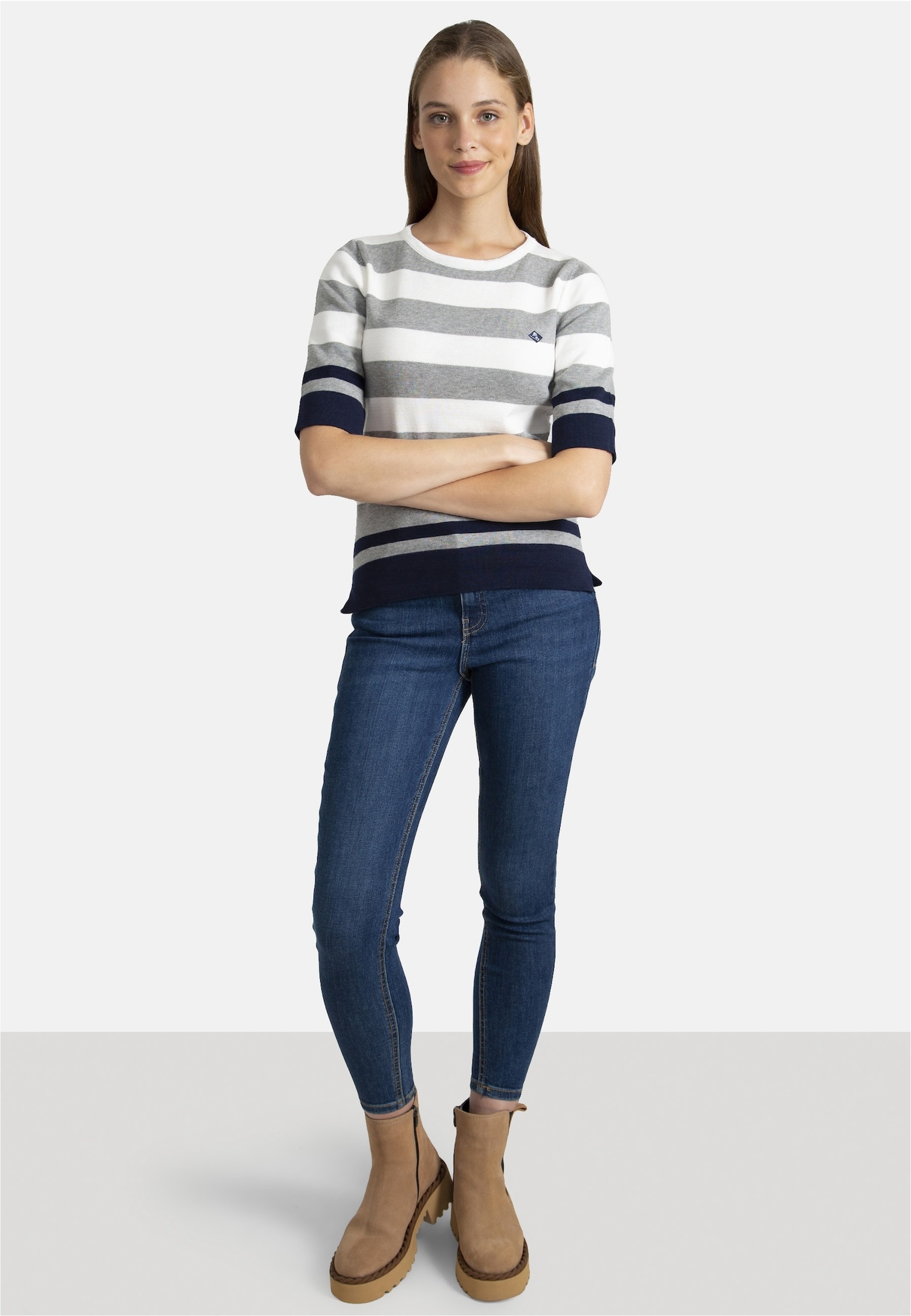 SIR RAYMOND TAILOR Strickpullover »Pilar«, im gestreiften Design