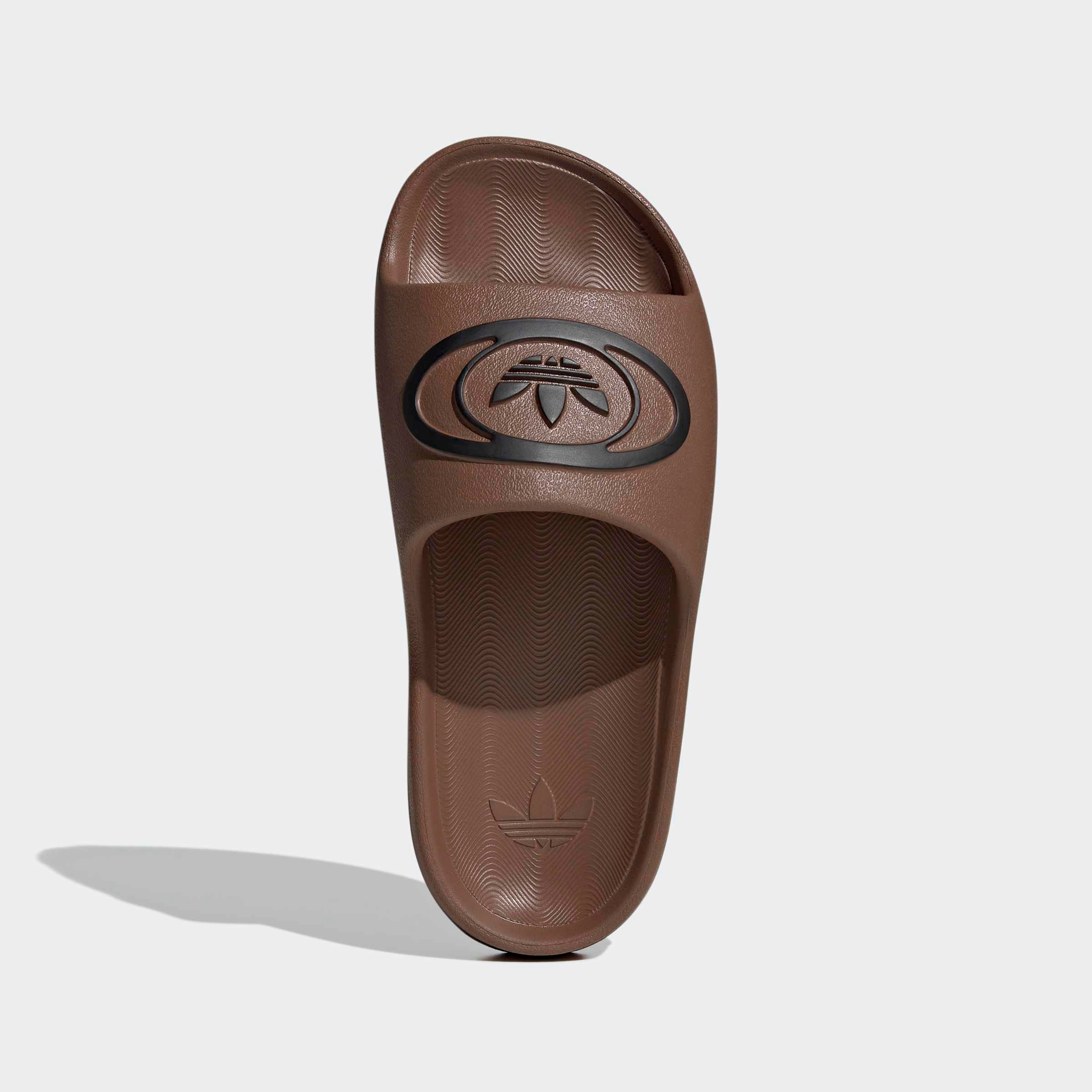 Badesandale ADIDAS ORIGINALS "ADILETTE 00S BADESCHLAPPEN", Herren, Gr. 38, preloved braun, core schwarz, none, Synthetik, Schuhe, Badelatschen 2