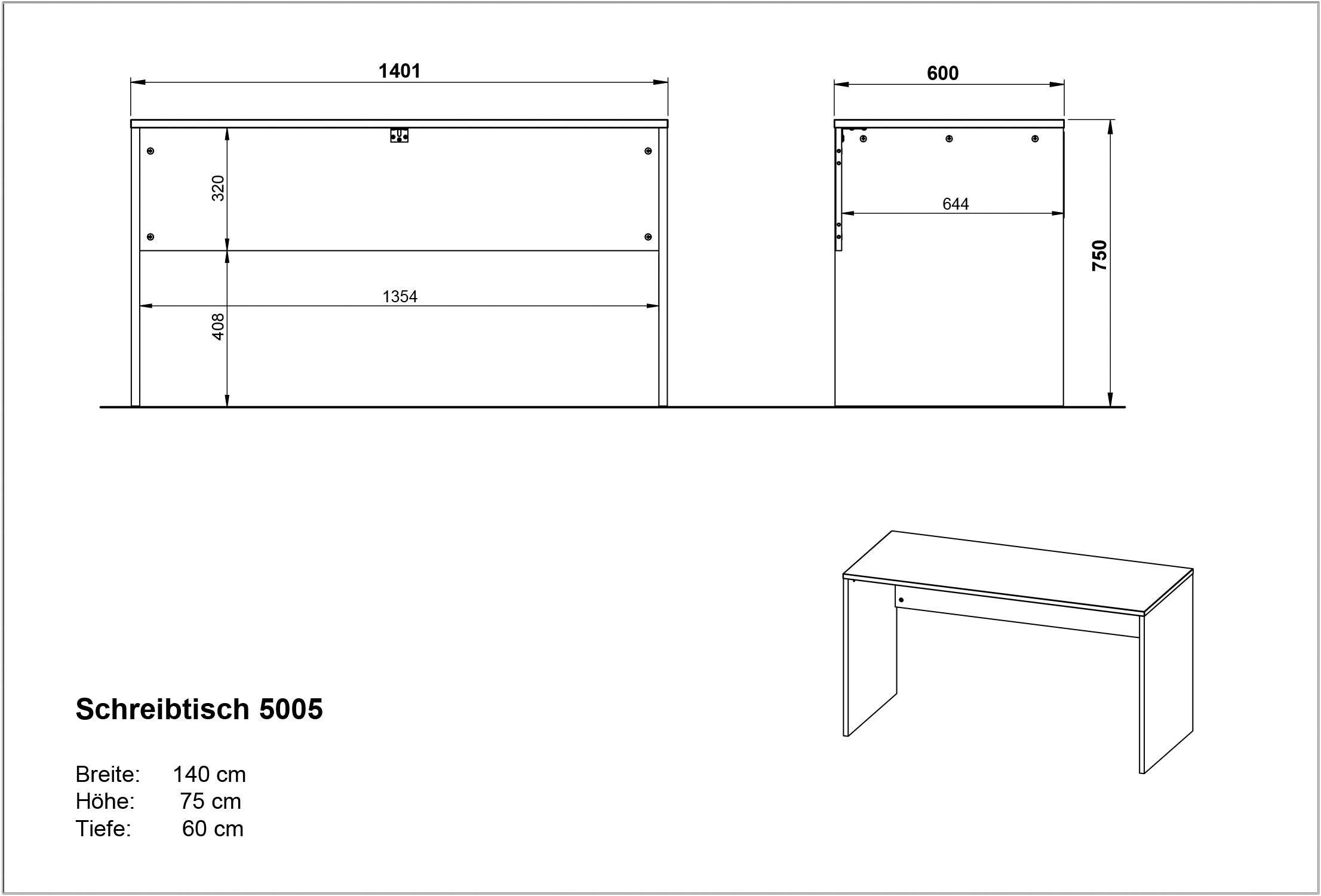 andas Büromöbel-Set »Njavve bestehend aus Wangenschreibtisch«, (2 tlg.), und Aktenschrank (Höhe 115 cm), Made in Germany