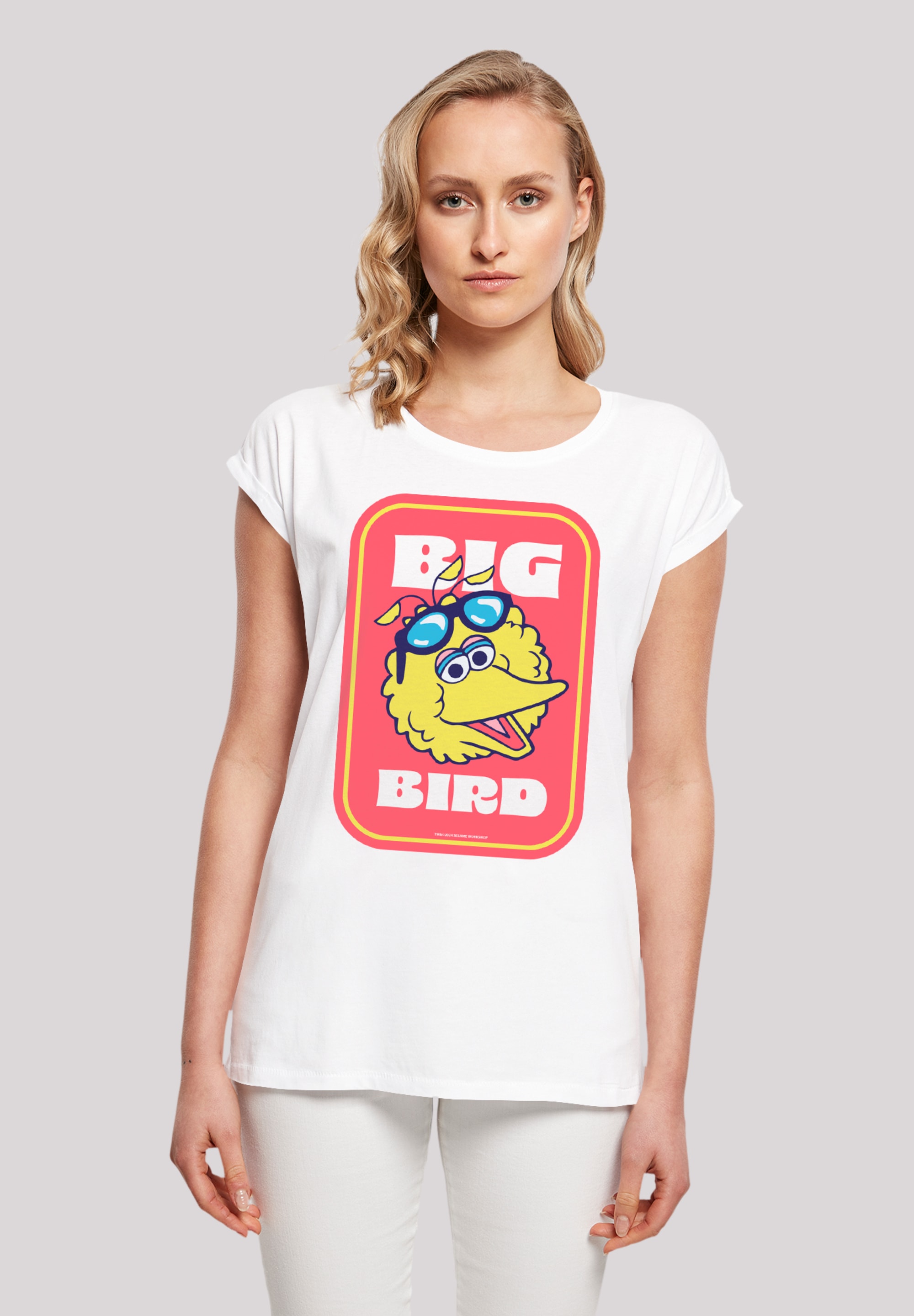 F4NT4STIC T-Shirt "Sesamstraße Bilbo Big Bird Sticker", Premium Qualität, W günstig online kaufen