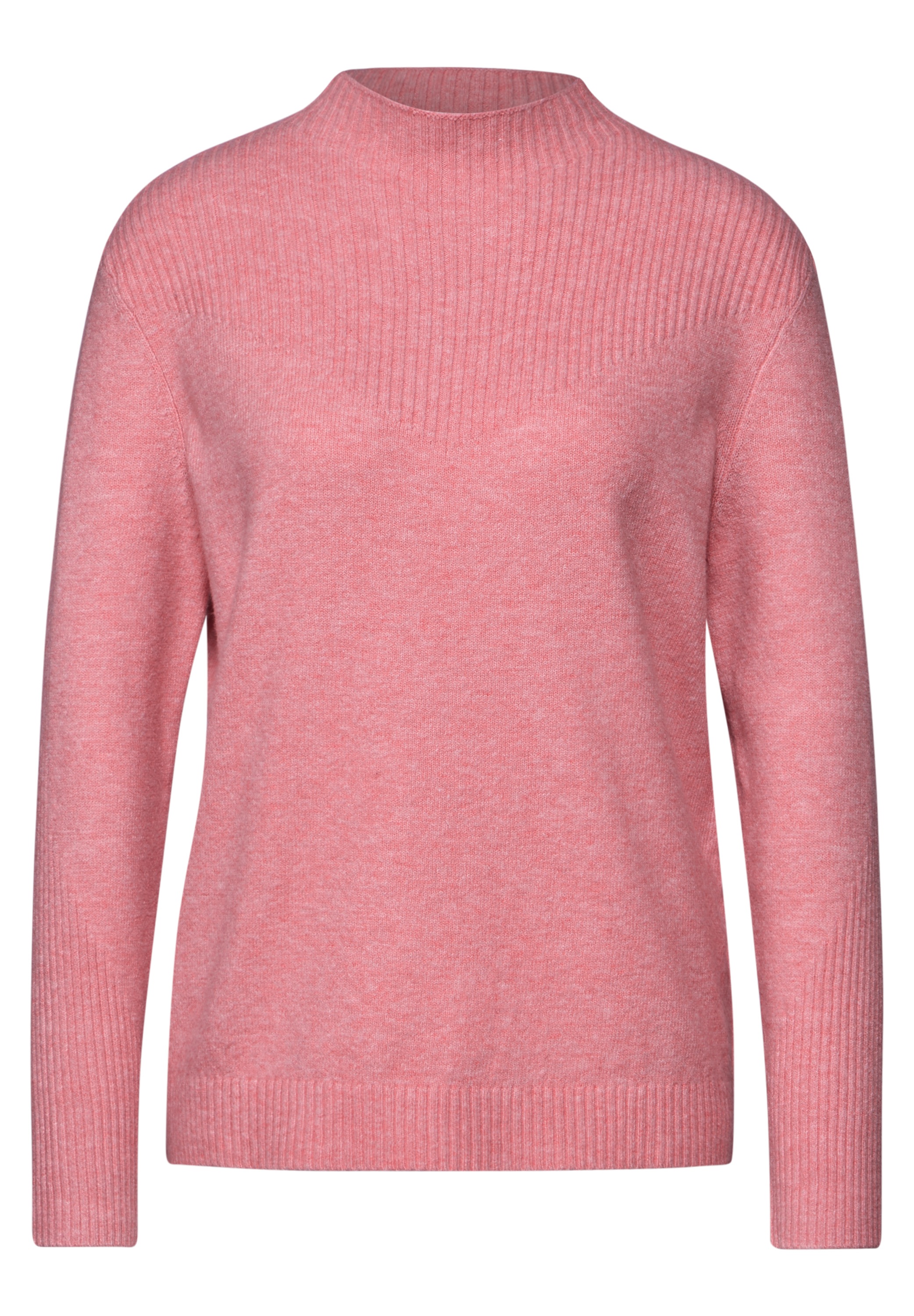 STREET ONE Strickpullover, mit Stehkragen