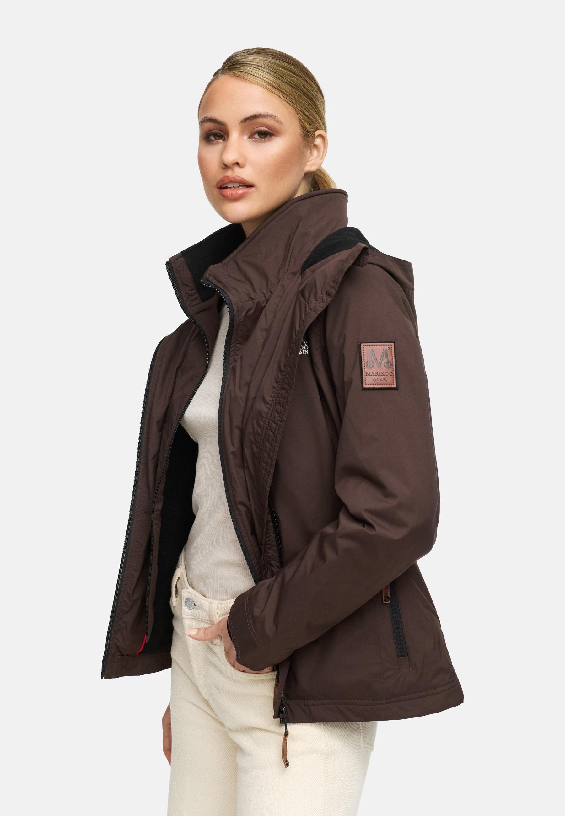 Marikoo Outdoorjacke »Erdbeere«, mit Kapuze, sportliche Funktionsjacke mit Kapuze
