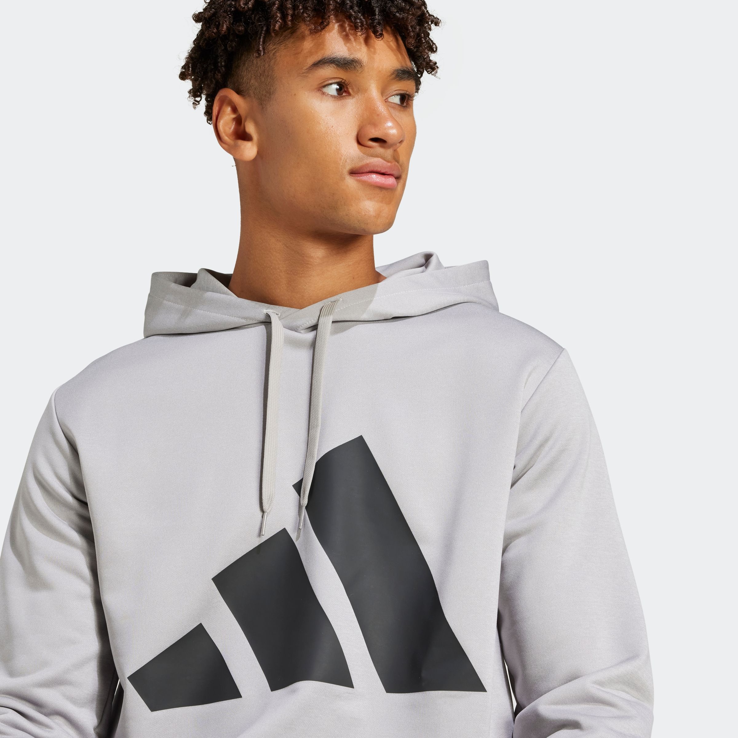 Thumbnail - adidas Sportswear Trainingsanzug "BIG LOGO HOODED" 2 Stk. Set aus Hose und Hoodie, aus French-Terry-Material, zweiteilig