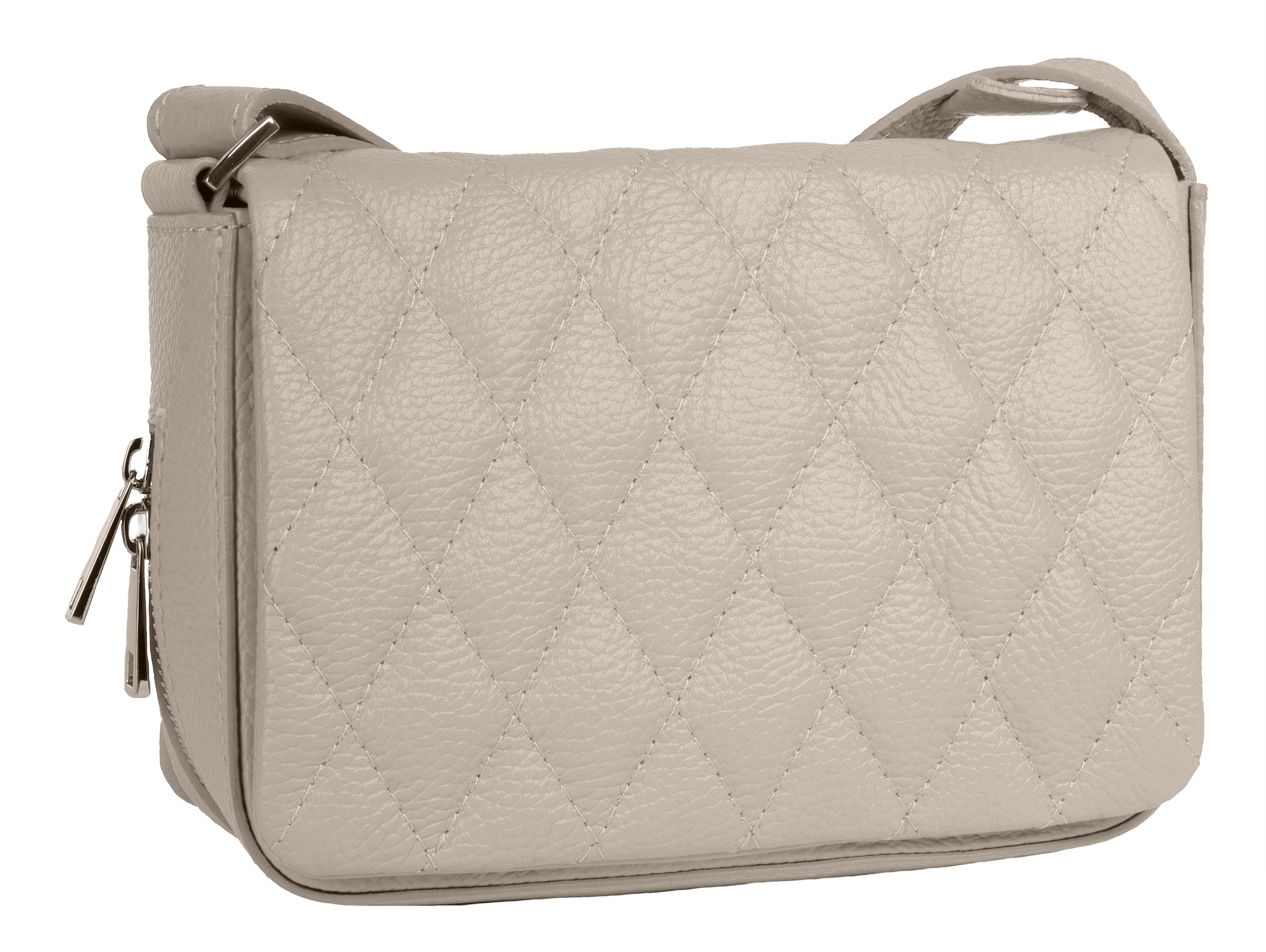 Cluty Henkeltasche, echt Leder, Made in Italy