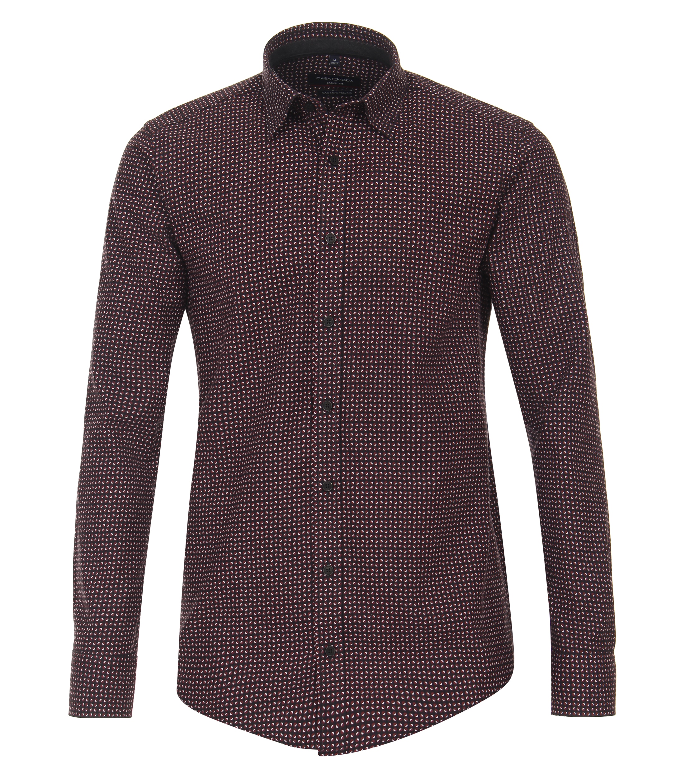 CASAMODA Flanellhemd "CASAMODA Flanellhemd Langarm Print"