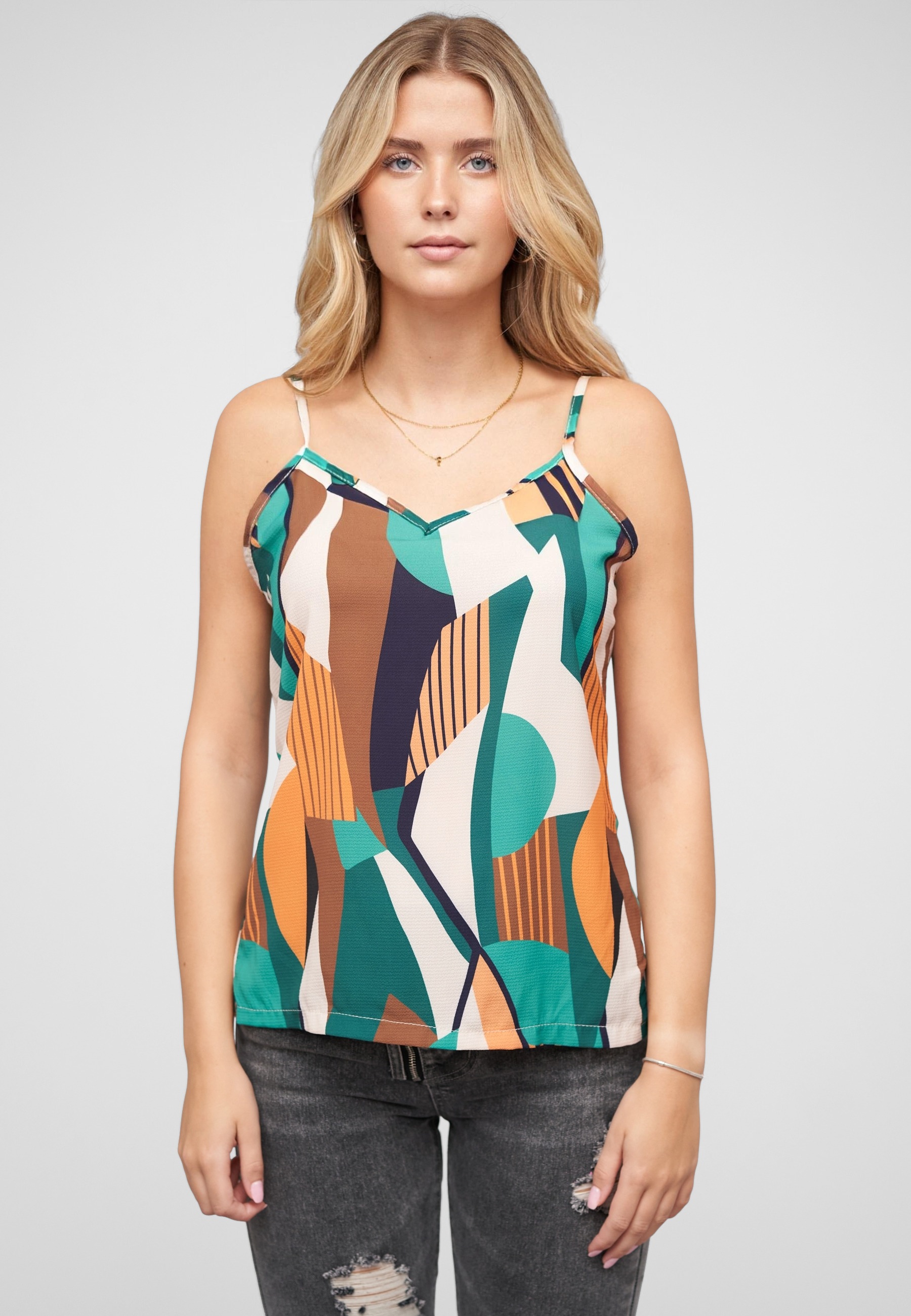 CLOUD 5IVE Muskelshirt »CLOUD 5IVE Trägertop mit Knotendetail hinten und Strukturstoff« 1 Stk.