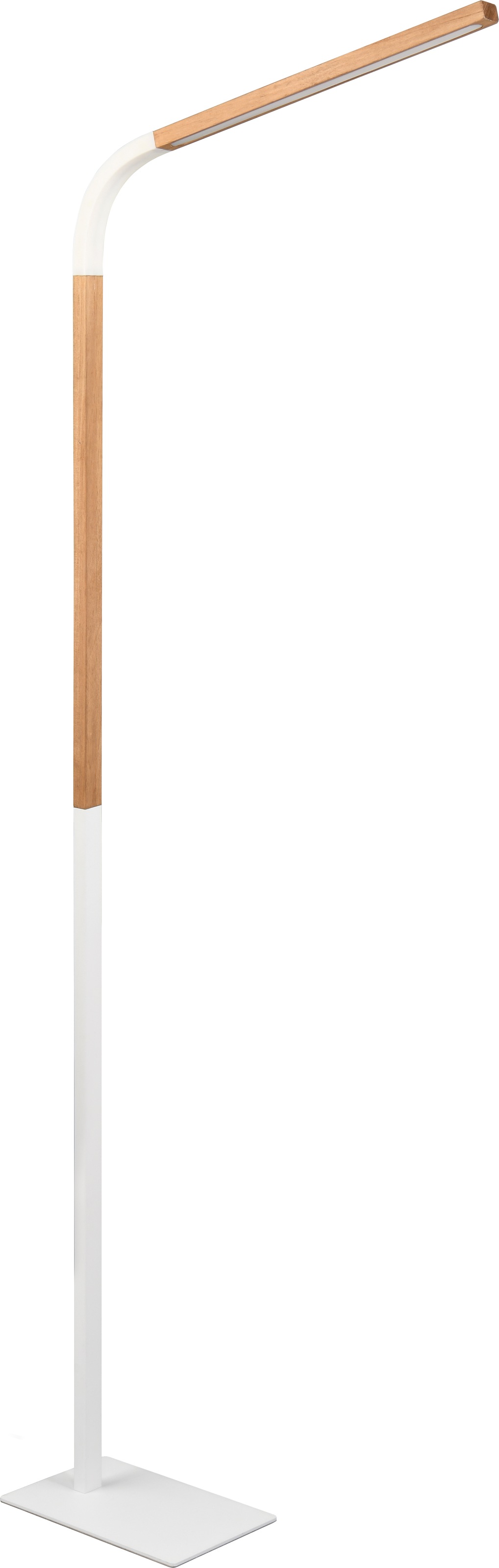 TRIO Leuchten LED Stehlampe »NORRIS, Stehleuchte mit Fußdimmer und Flexarm, Leseleuchte H. 140cm« LED-Board 1 Stk. Warmweiß 11W 1400 Lumen warmweiße LED, dimmbar per Fußschalter (3 Stufen)
