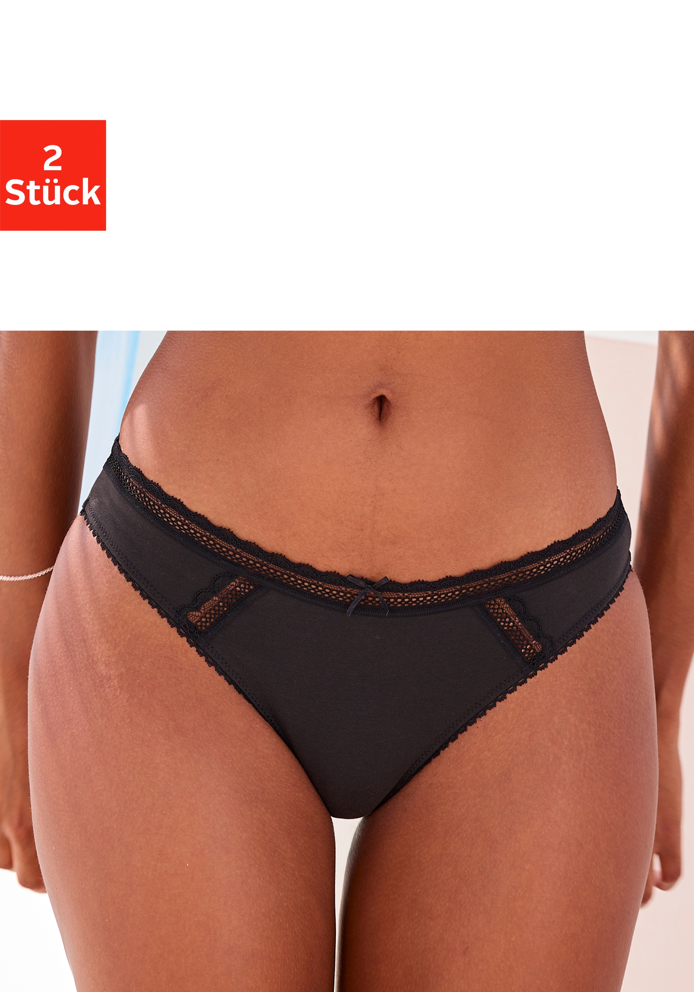 Vivance Bikinislip Packung, aus weicher Baumwollmischung