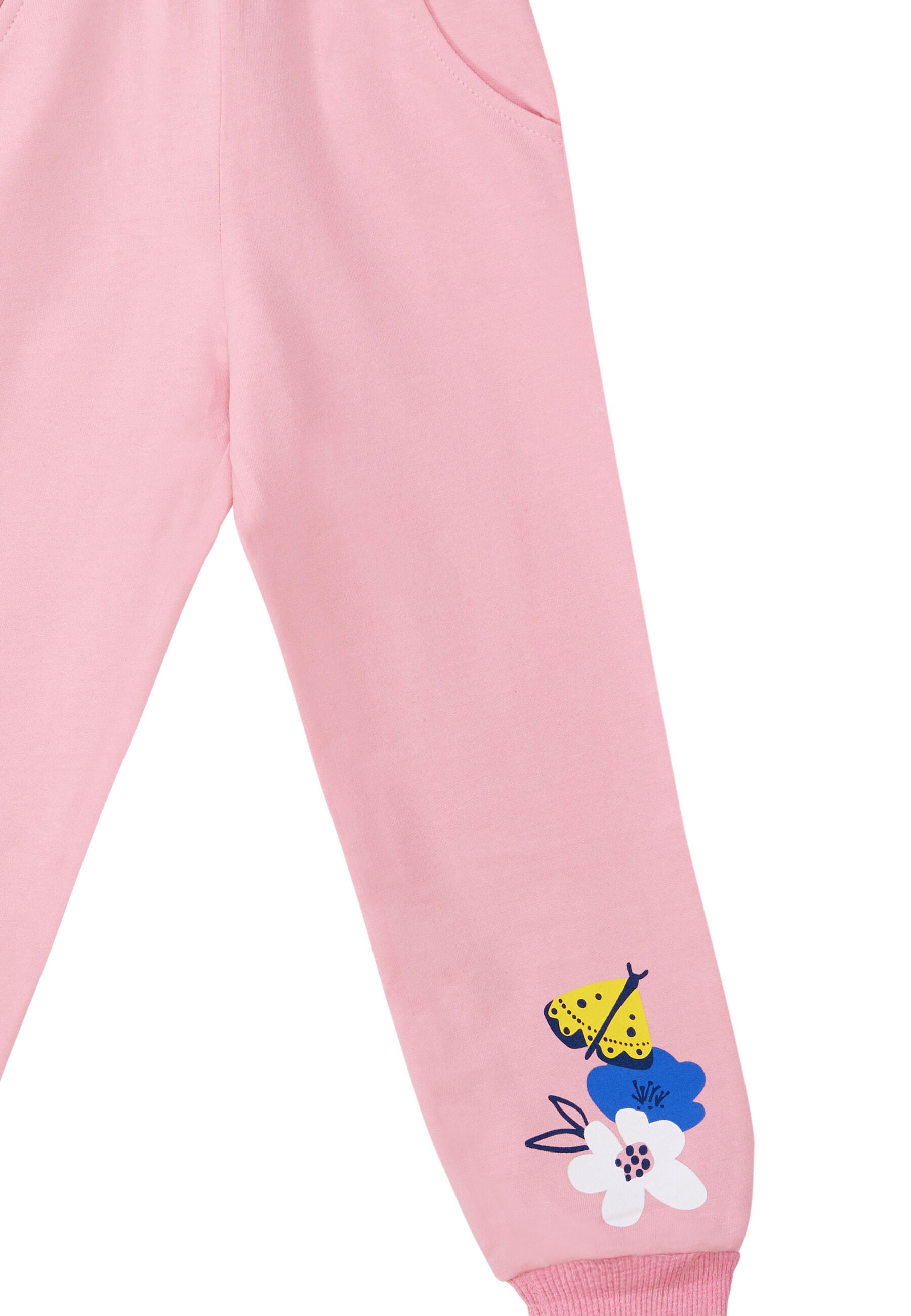 Denokids Hausanzug »Flower Garden«, (2 tlg.), mit Blumenaufdruck