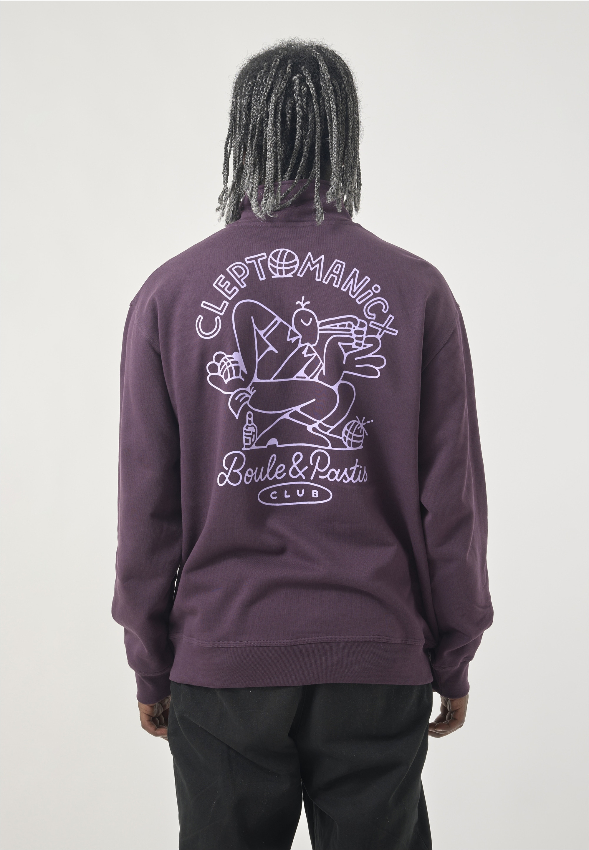 Cleptomanicx Sweatshirt »Boule & Pasti«, mit Print auf der Rückseite