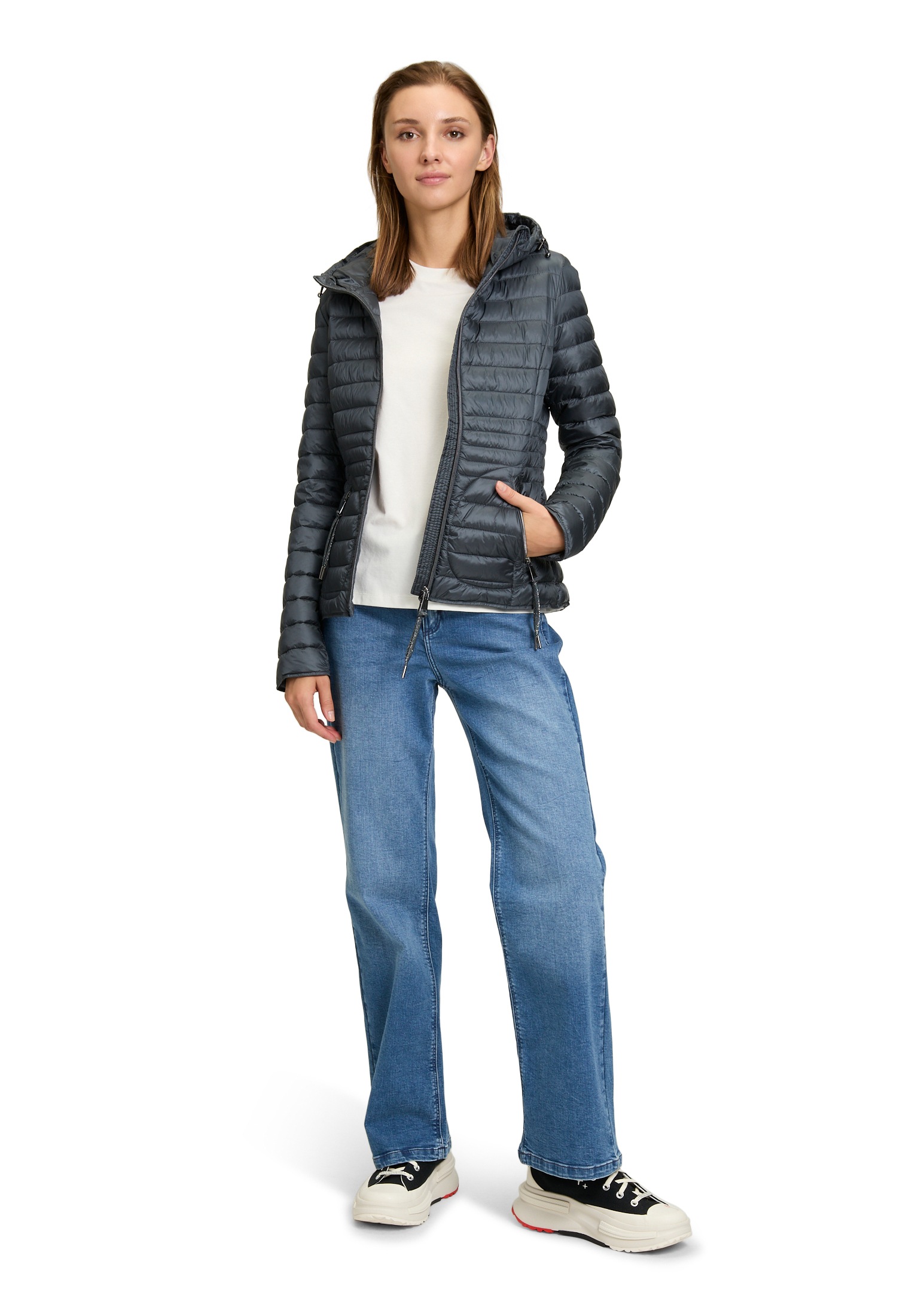 Cartoon Steppjacke »Cartoon Steppjacke mit abnehmbarer Kapuze«, mit Kapuze